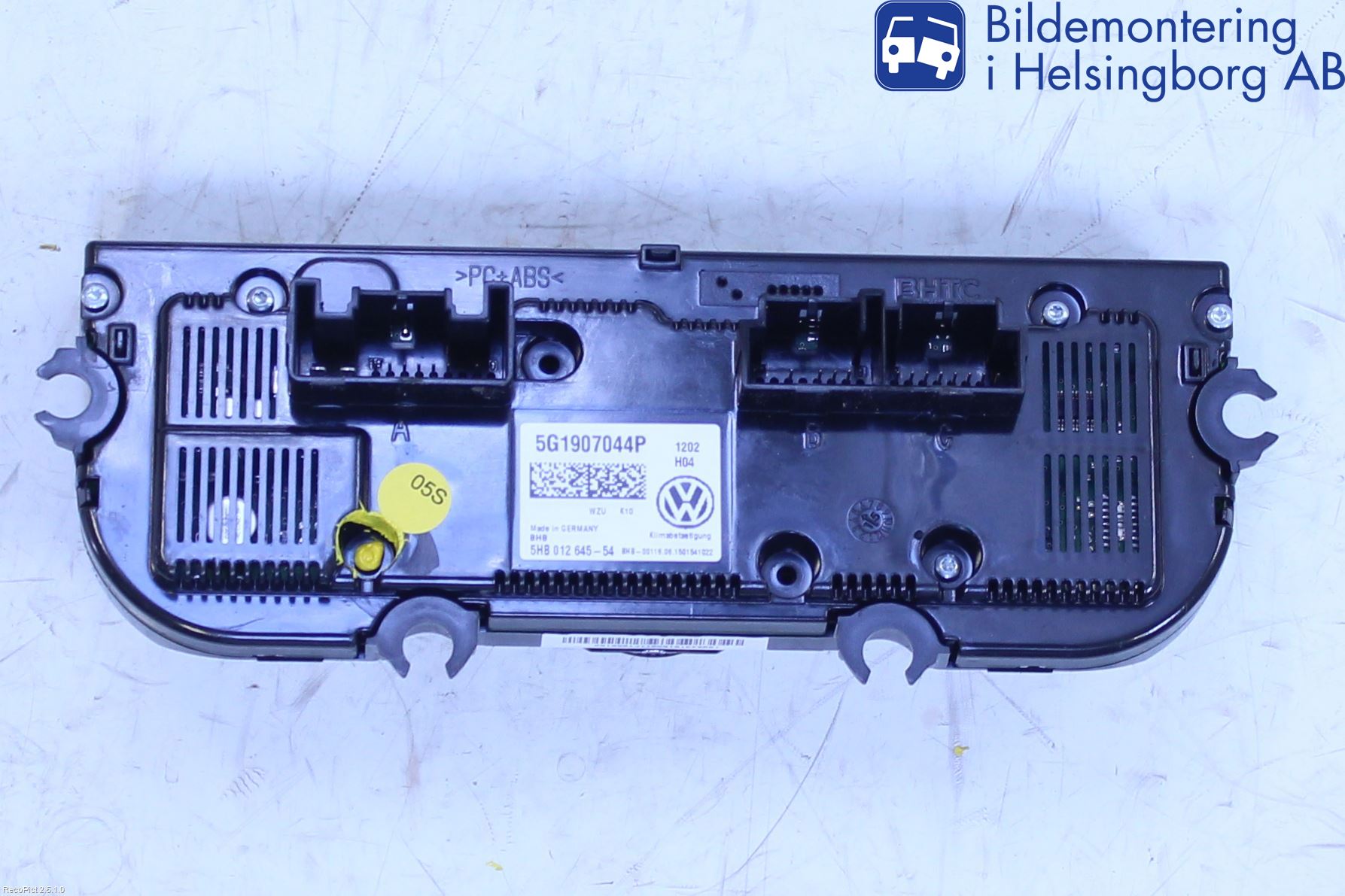 Volkswagen VW PASSAT 15-19 Varme Ac Betjening-Display