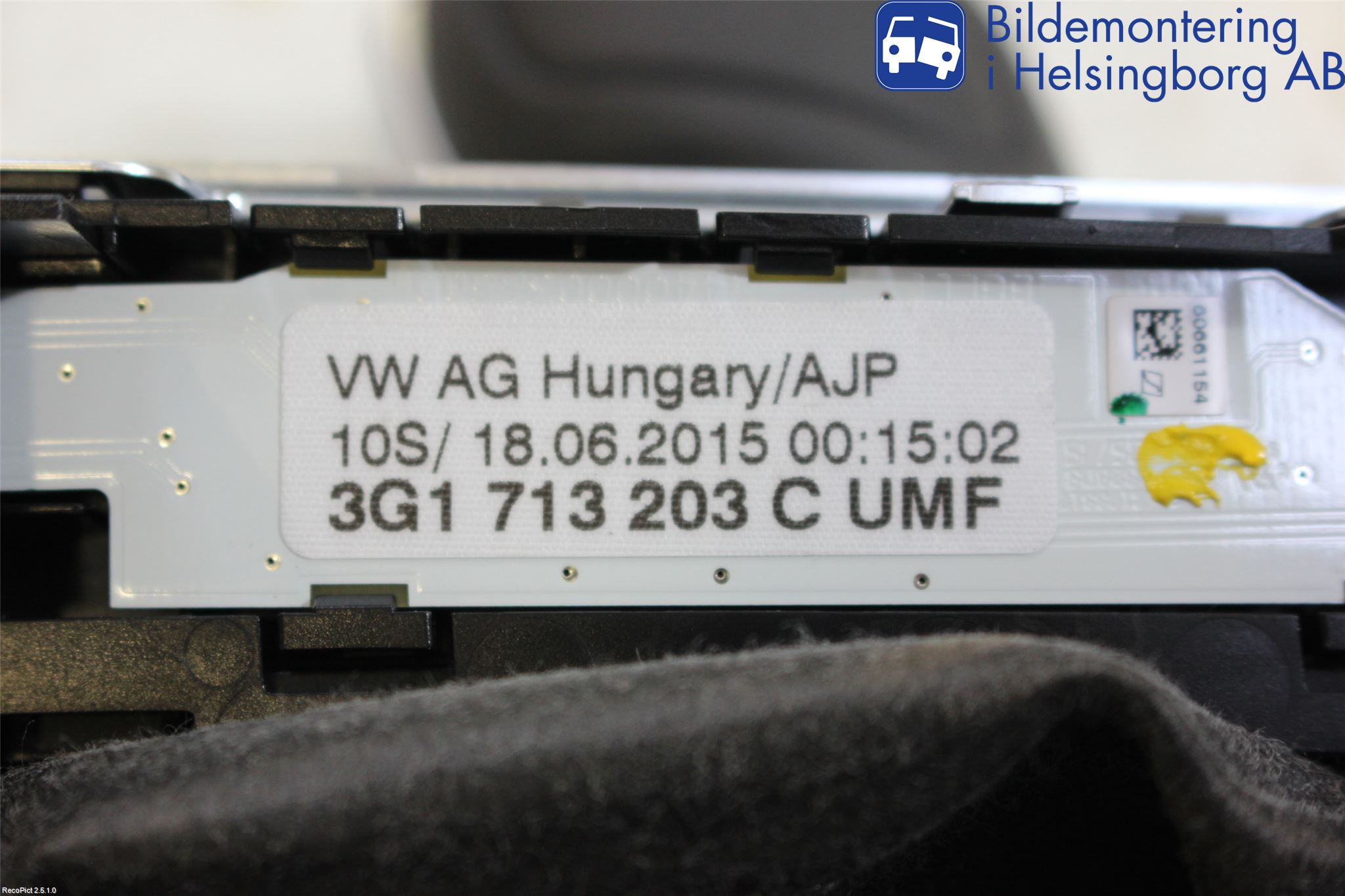 Volkswagen VW PASSAT 15-19 Gearspak Mansjett