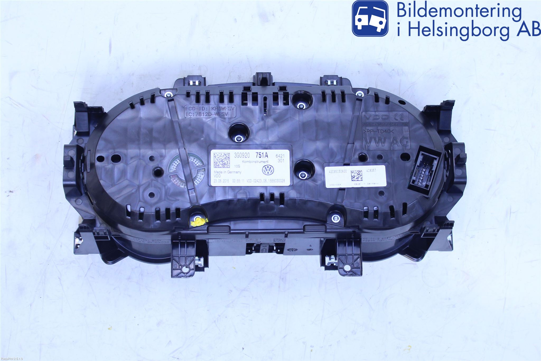 Volkswagen VW PASSAT 15-19 Instr Kombinert