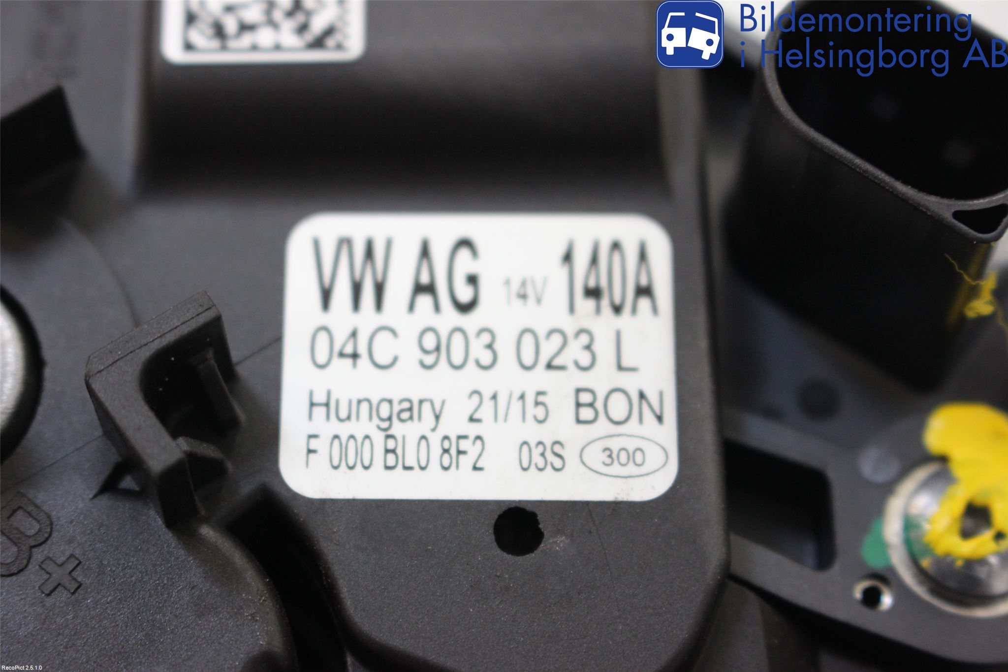 Volkswagen VW POLO 10-17 Dynamo