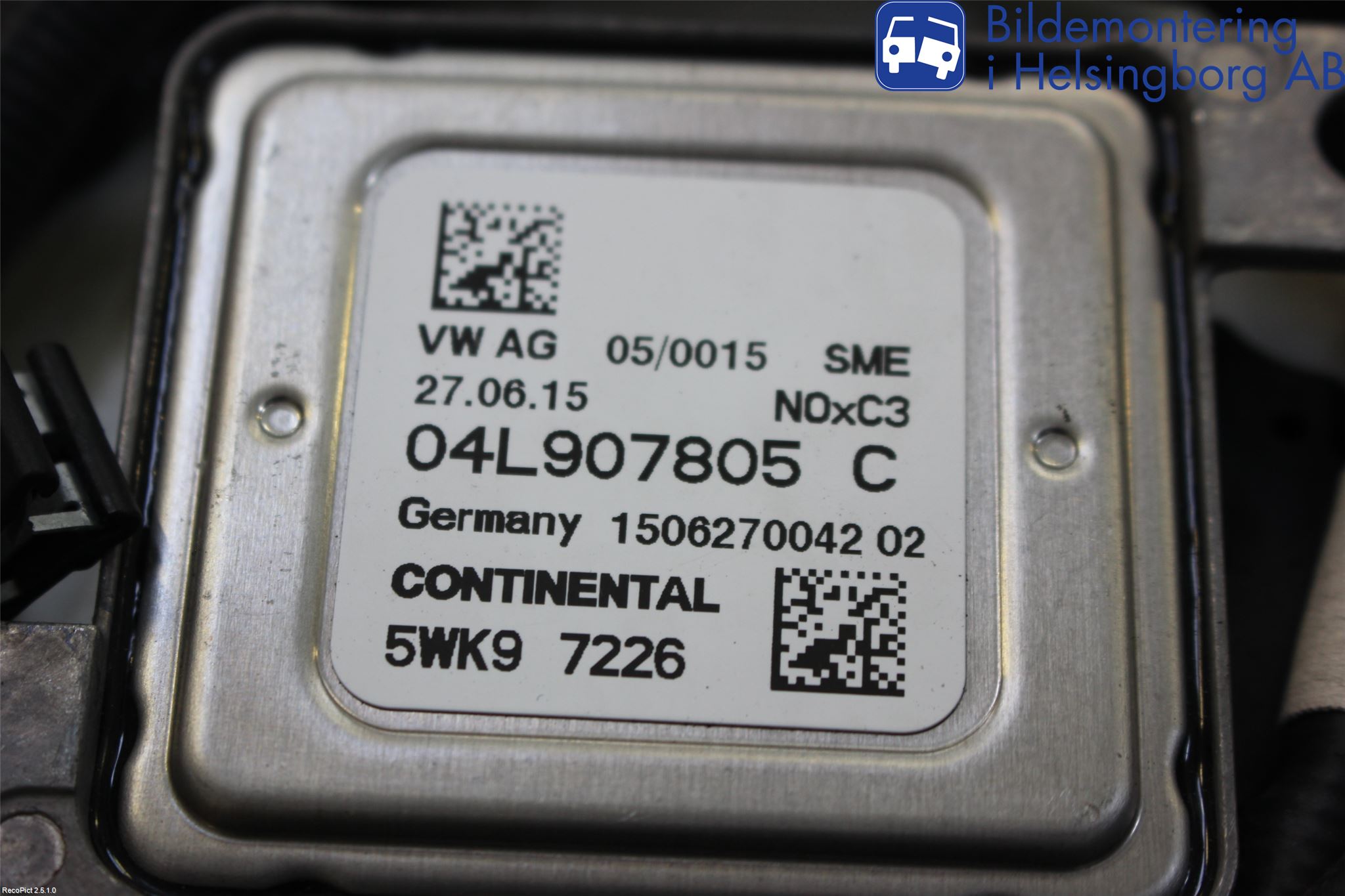 Volkswagen VW PASSAT 15-19 Inns Lambdasonde