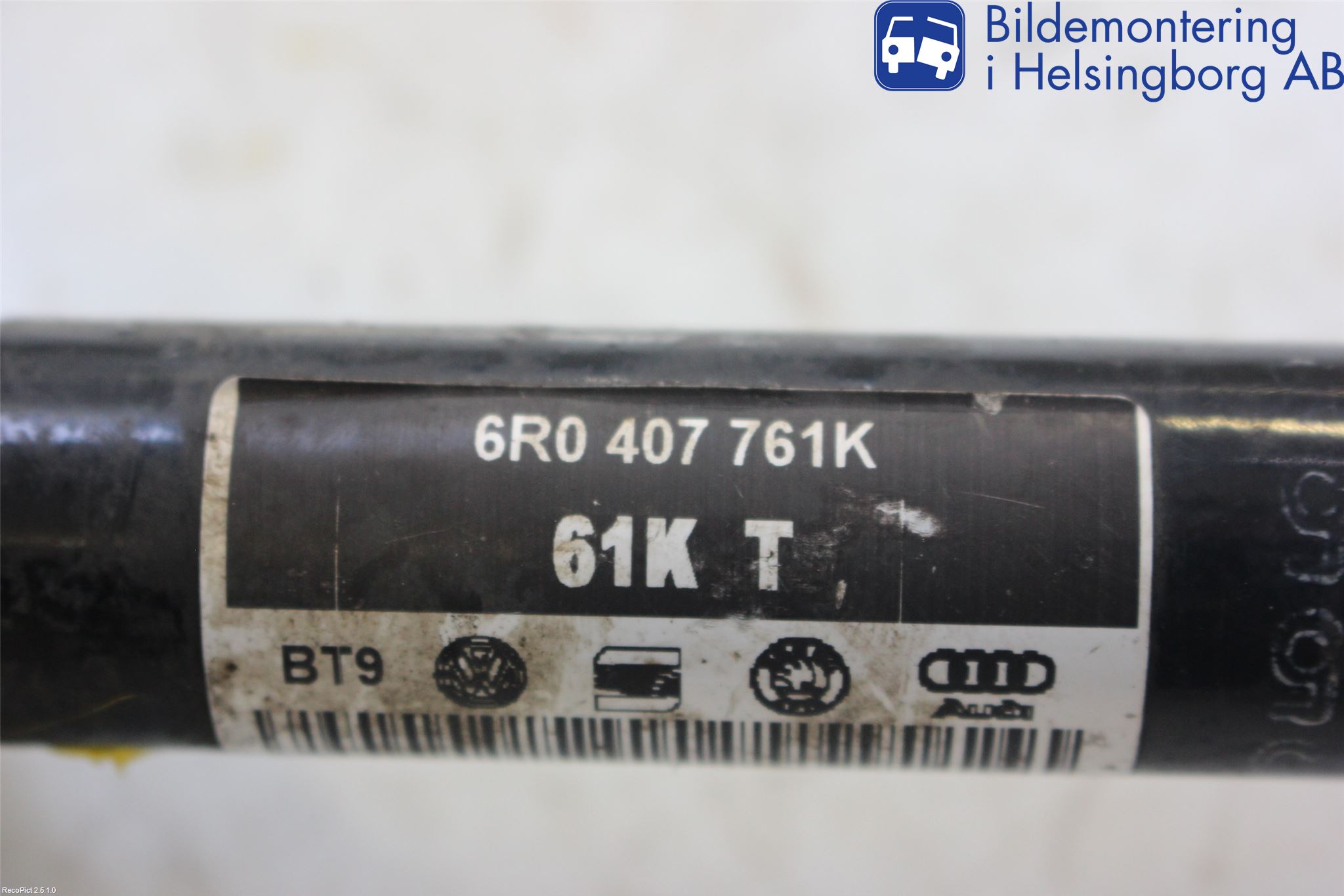 Seat IBIZA IV 08-16 Drivaksel Foran Kompl Venstre
