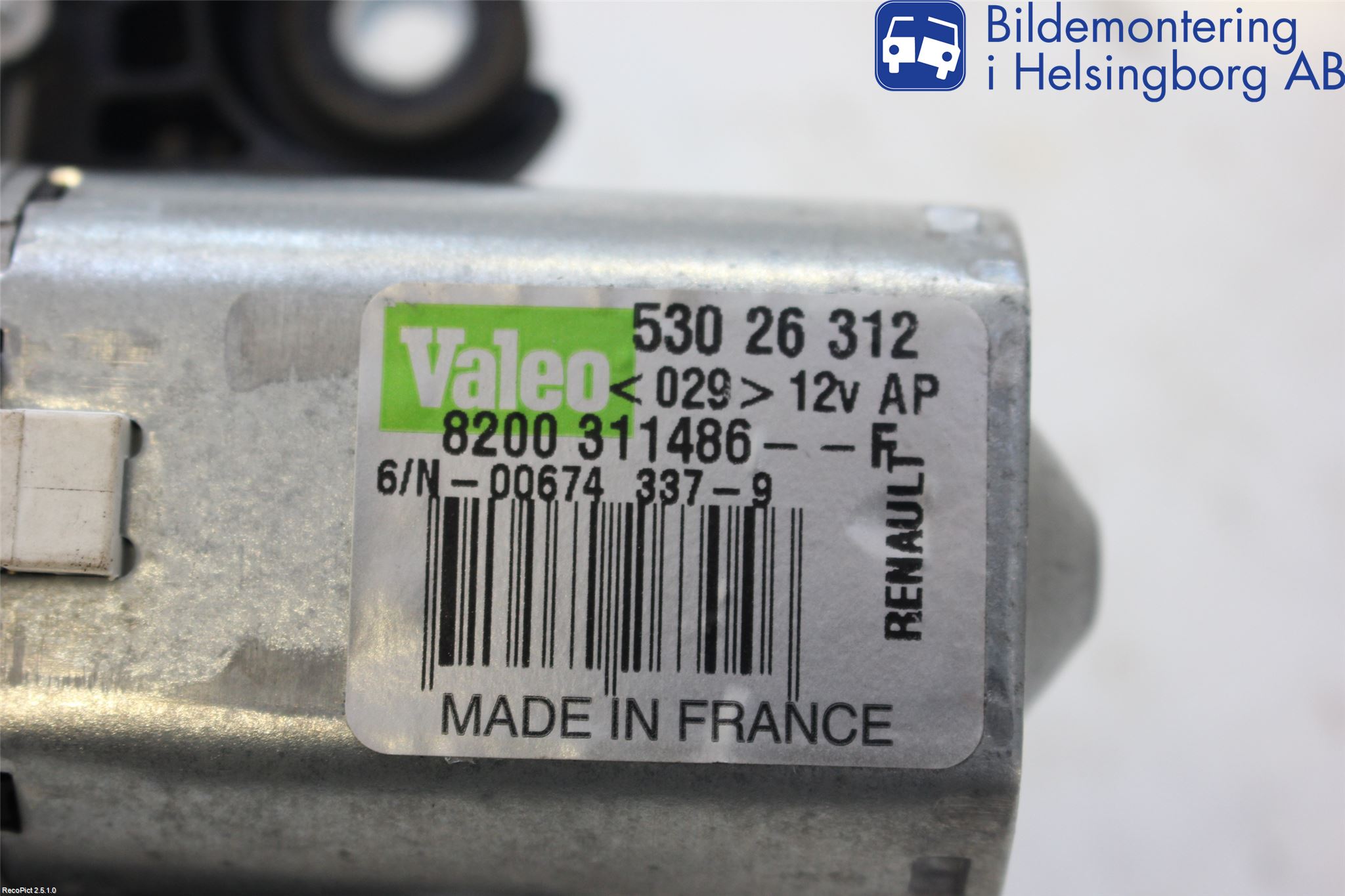 Renault CLIO III  09-12 Viskermotor Bakluke
