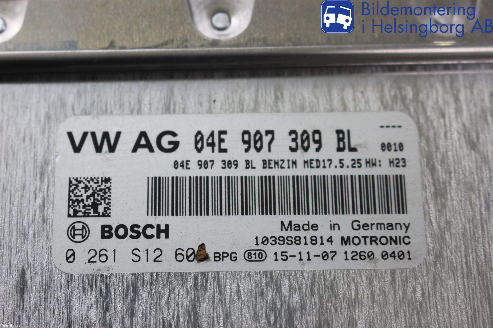 Volkswagen VW GOLF / E-GOLF VII 13-20 Styreenhet Innsprøytning