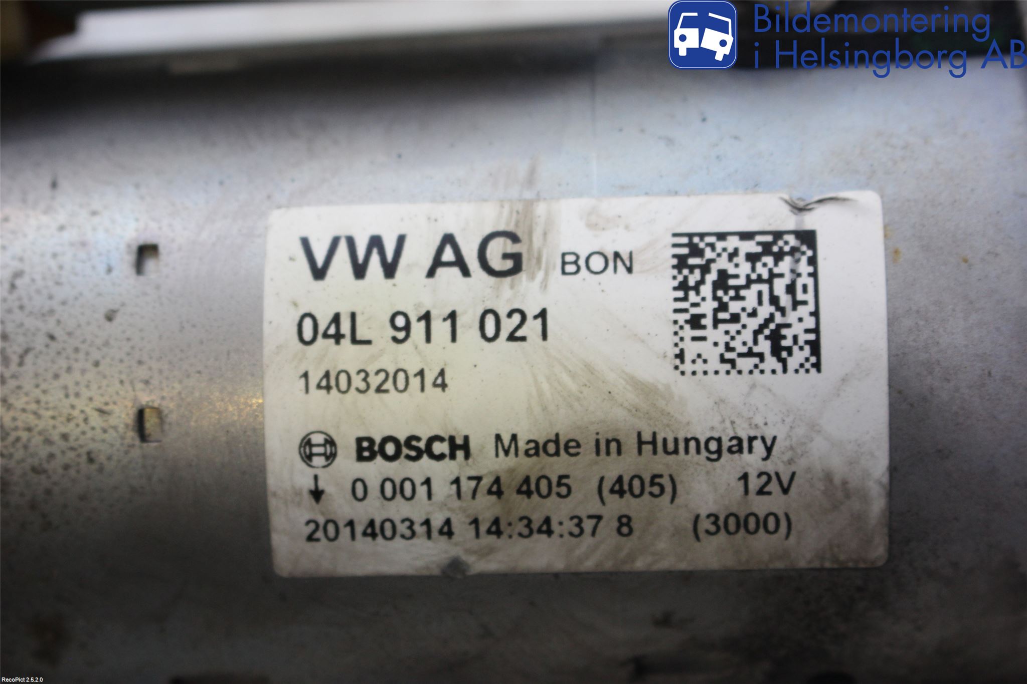 Audi A6/S6 4G 11-18 Startmotor Diesel