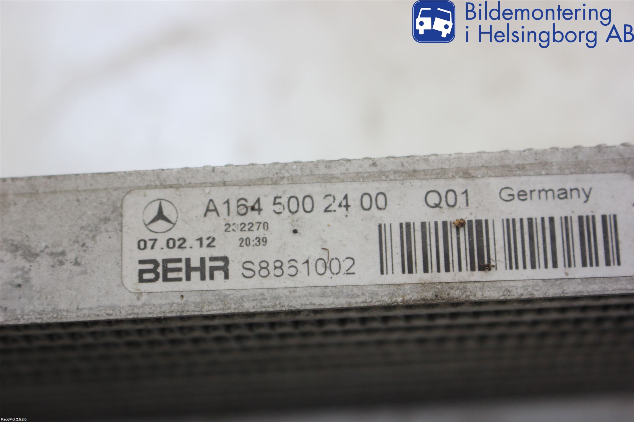 Mercedes-Benz MB R-KLASS (W251) 05-13 Radiator Oljekjøler Automatgea