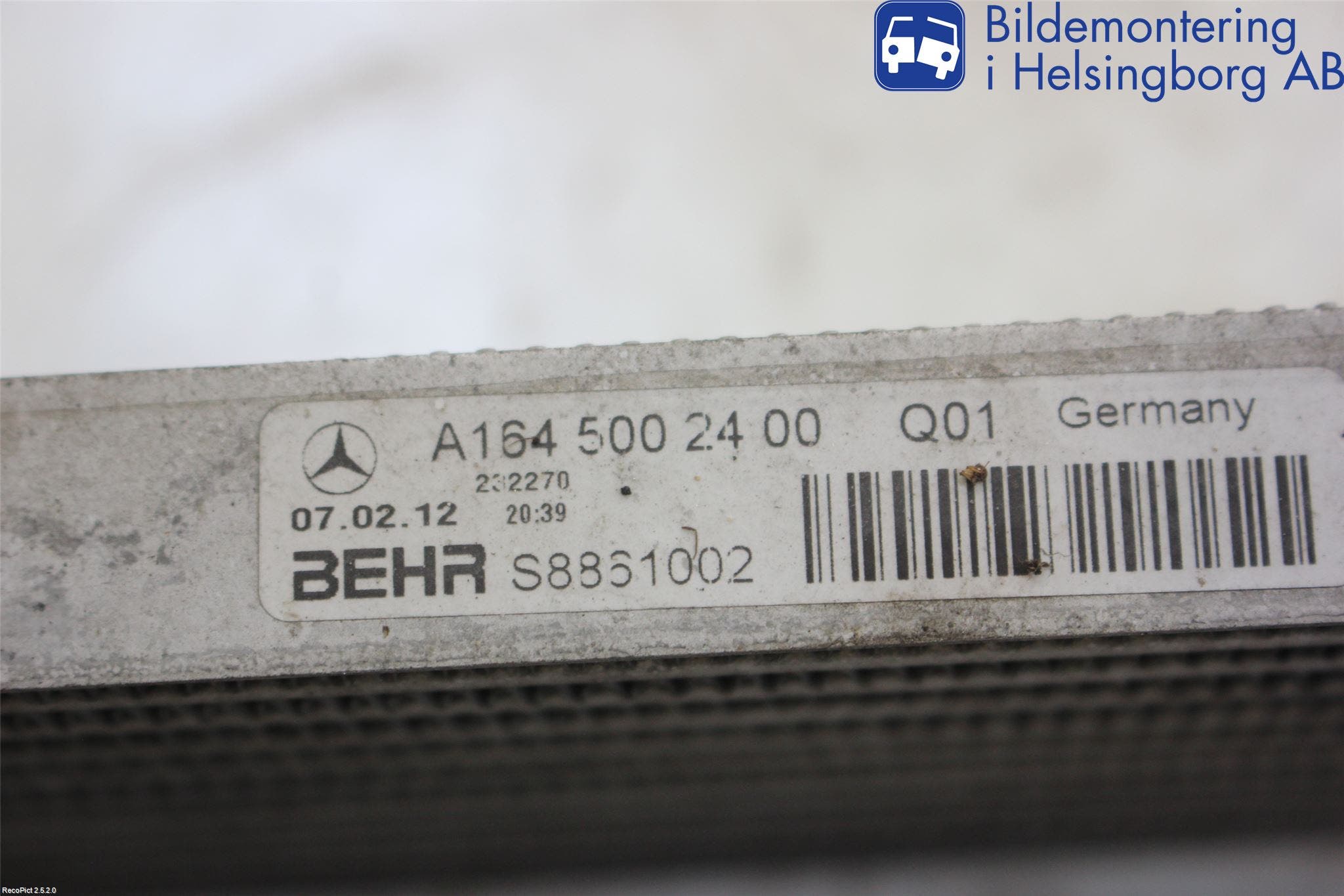 Mercedes-Benz MB R-KLASS (W251) 05-13 Radiator Oljekjøler Automatgea
