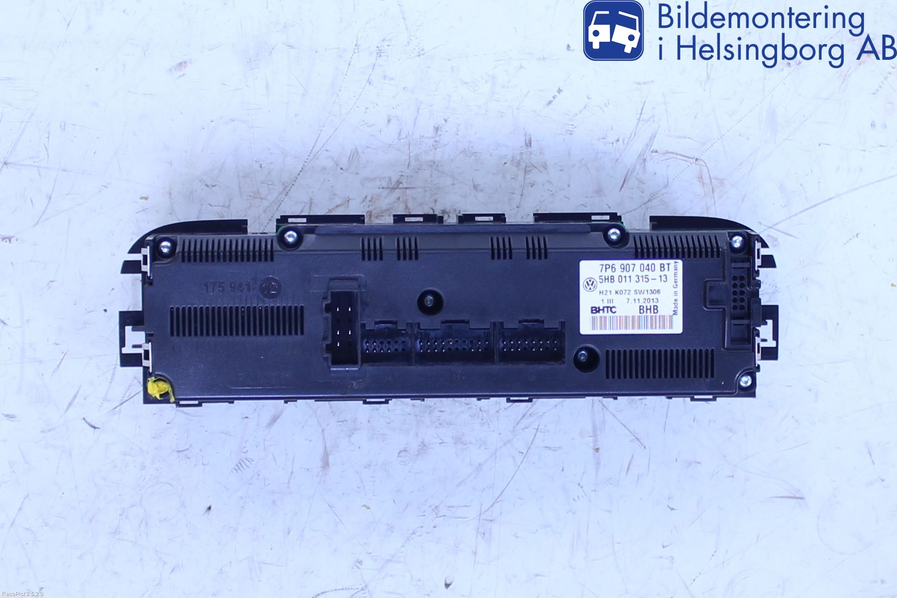 Volkswagen VW TOUAREG 7L 03-10 Varme Ac Betjening-Display