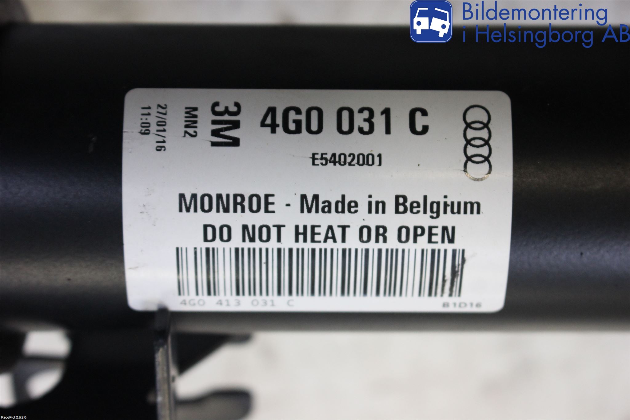 Audi A6/S6 4G 11-18 Fjærbein Foran Venstre