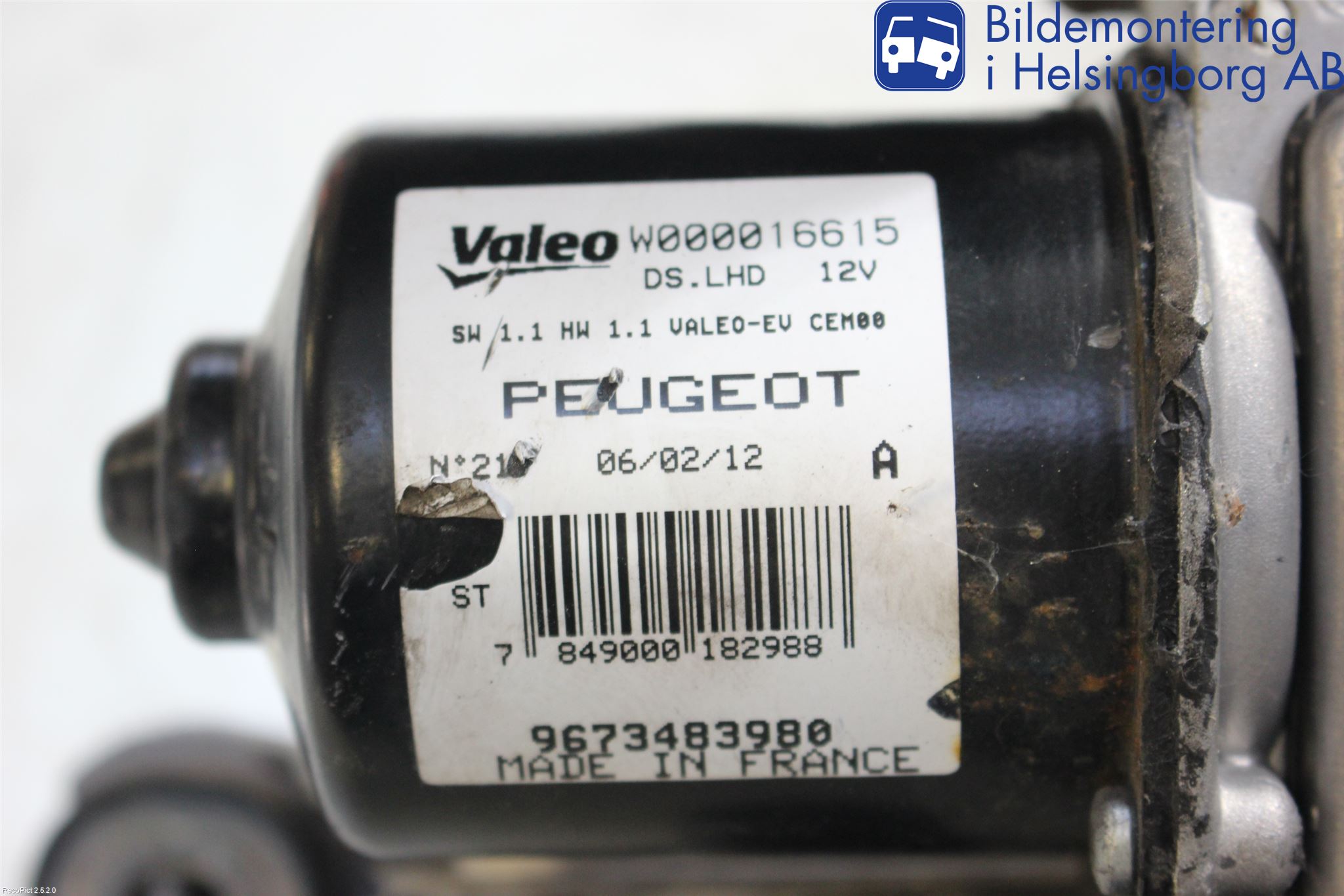Peugeot RCZ Viskermotor Frontrute