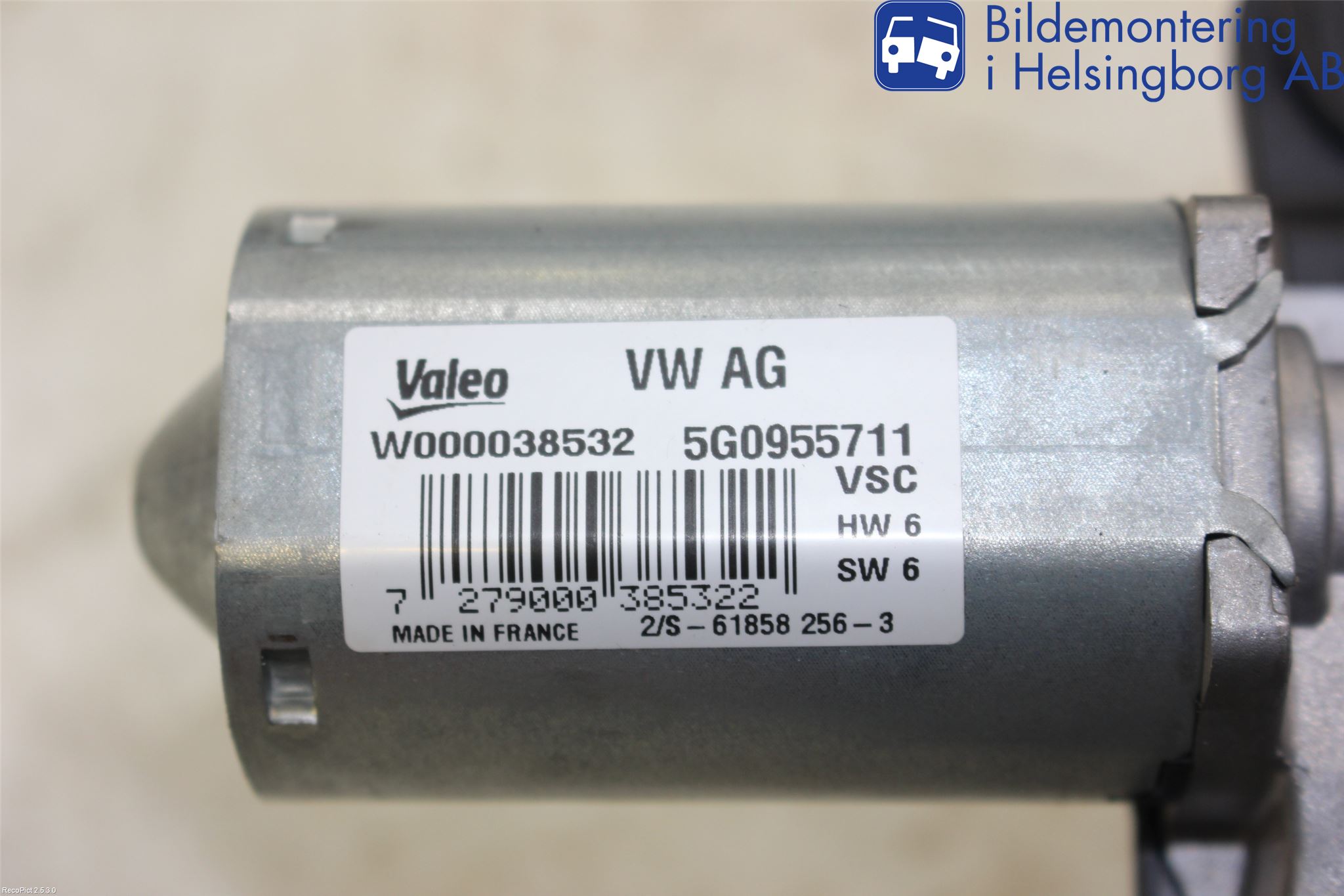 Volkswagen VW GOLF / E-GOLF VII 13-20 Viskermotor Bakluke
