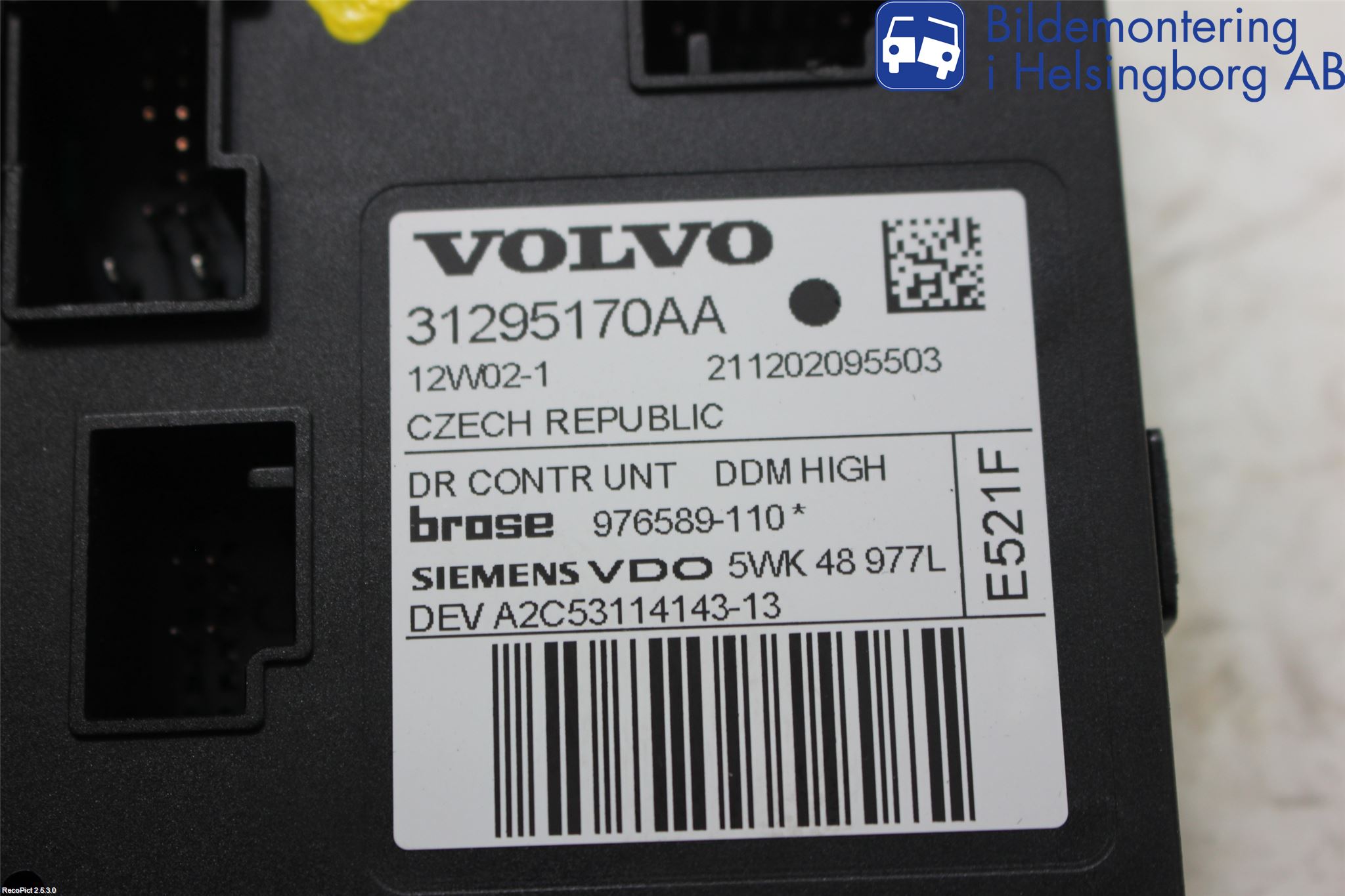 Volvo V50 08-12 Vindusheismotor