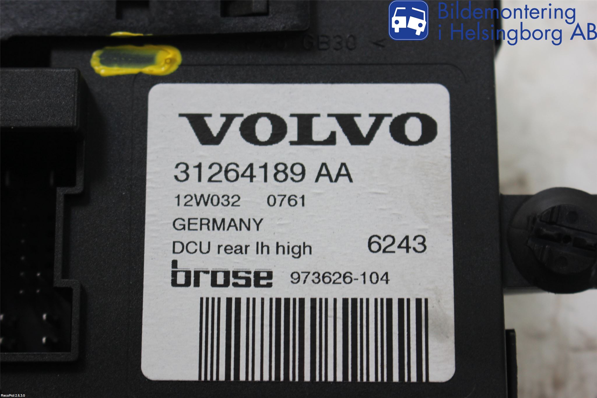 Volvo V50 08-12 Vindusheismotor