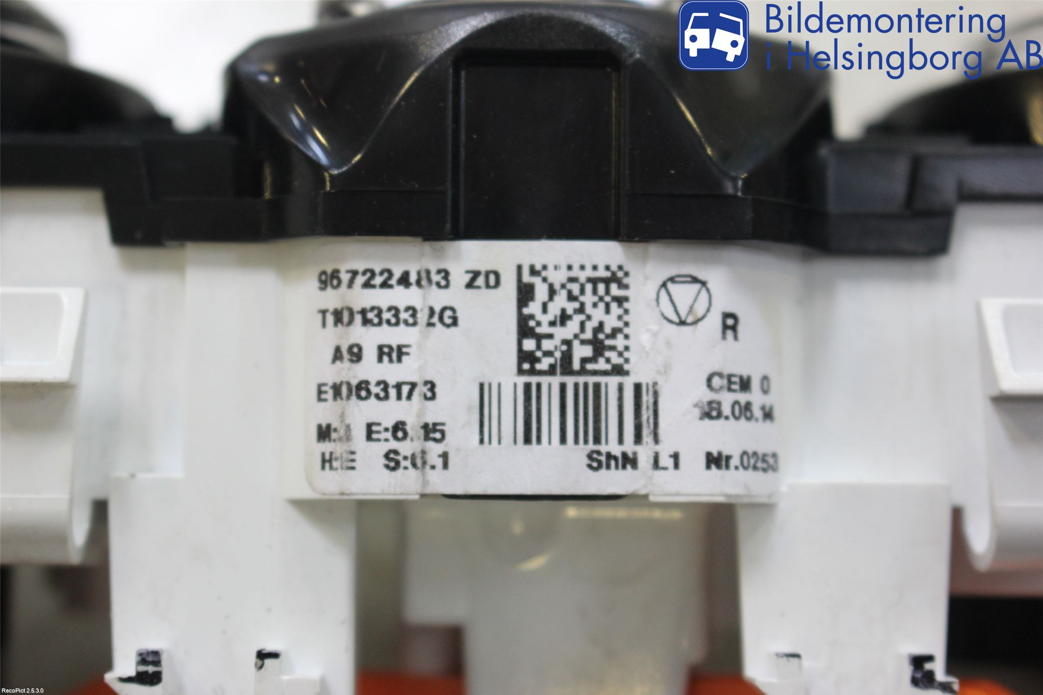 Peugeot 2008 13-20 Varmeapparat Panel(Regulering)