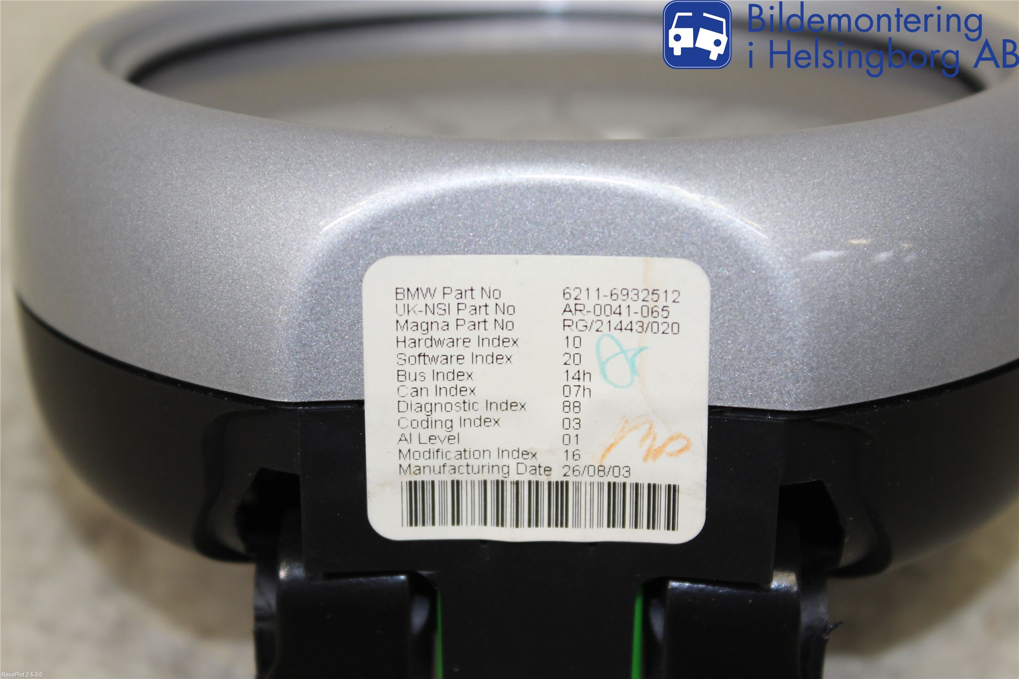 Mini ONE/COOPER 3DR F56 14-24 Instr Turteller