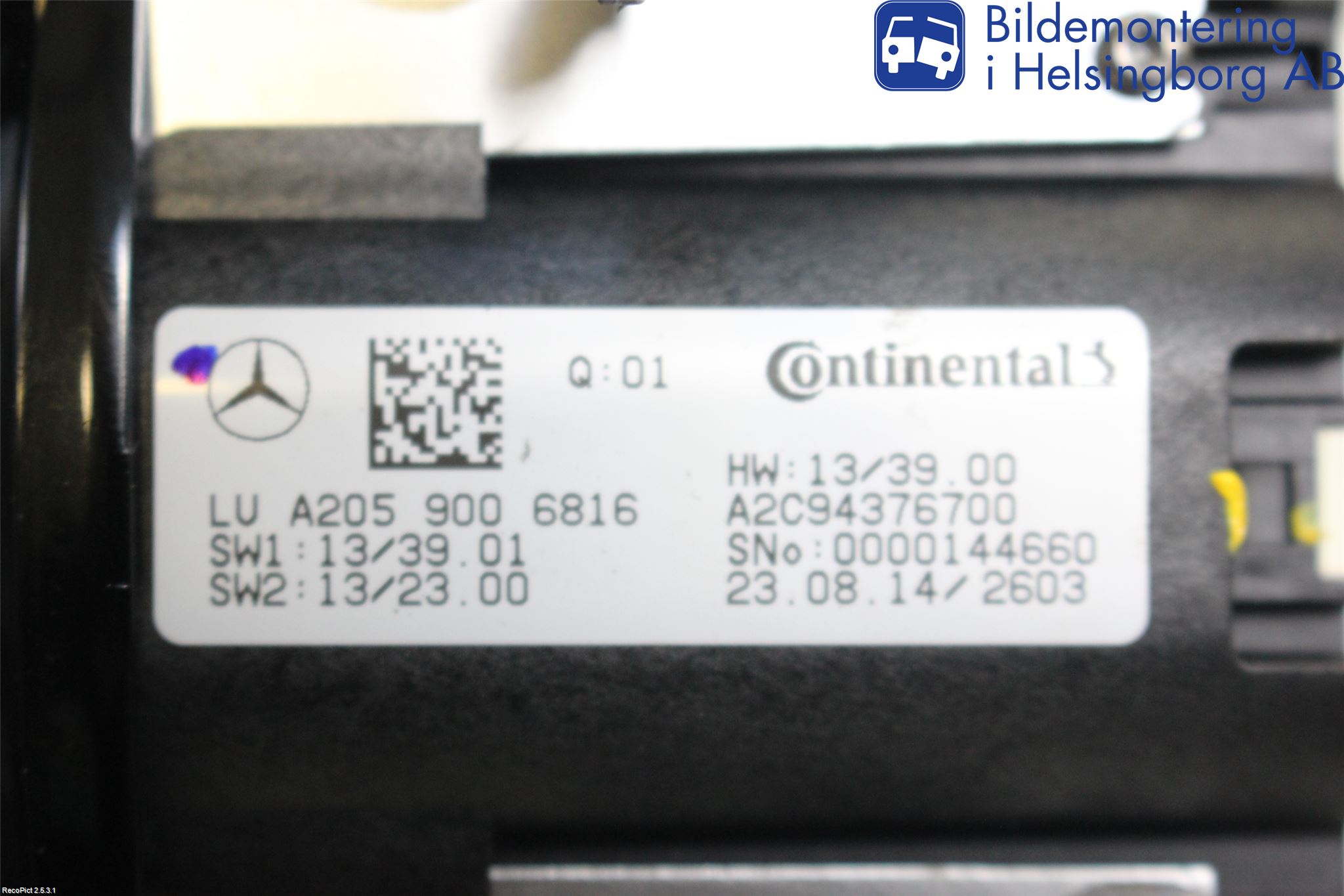 Mercedes-Benz MB C-KLASS (W205) 14-21 Bryter Cruisekontroll
