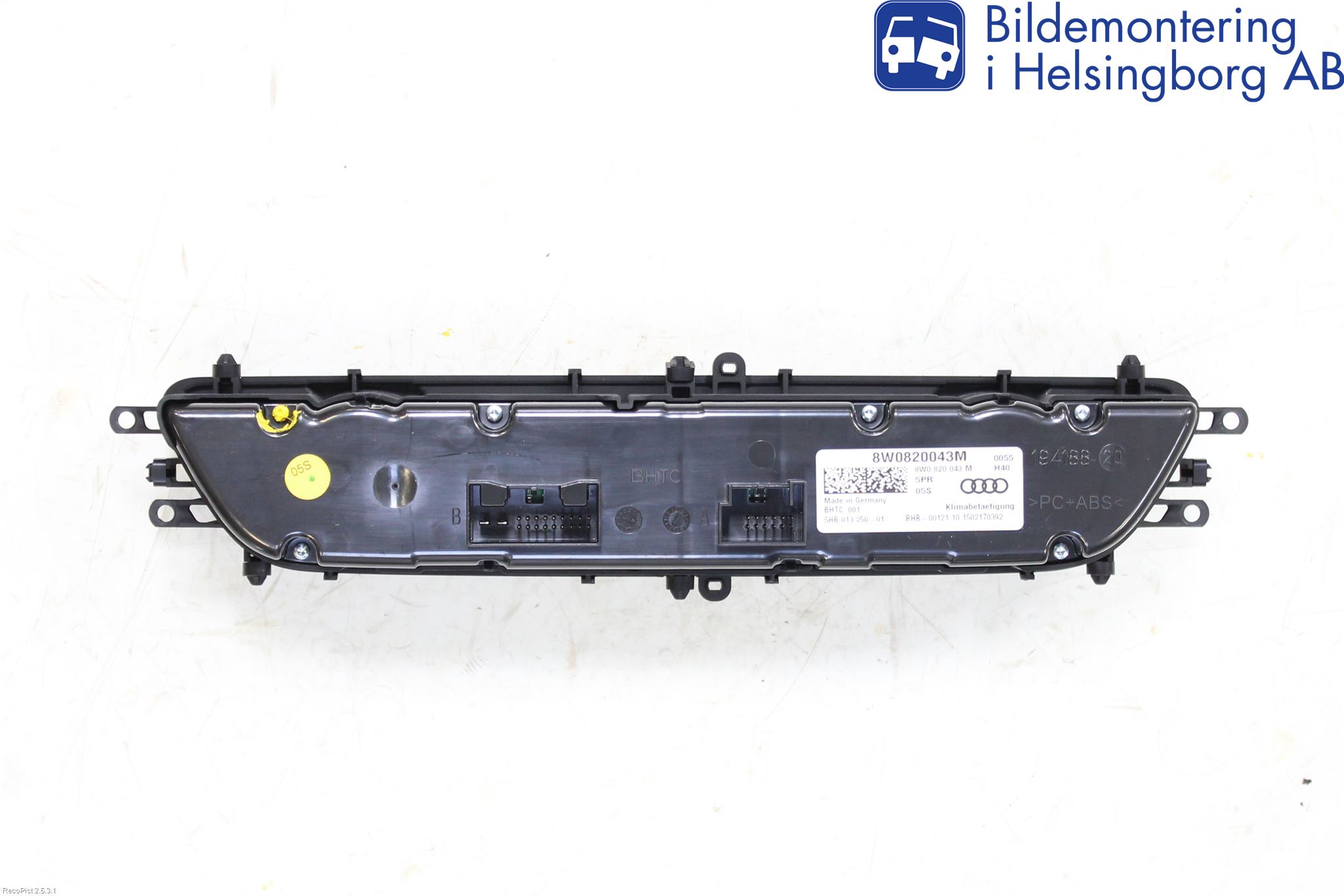 Audi A4/S4 B9 16-19 Varme Ac Betjening-Display