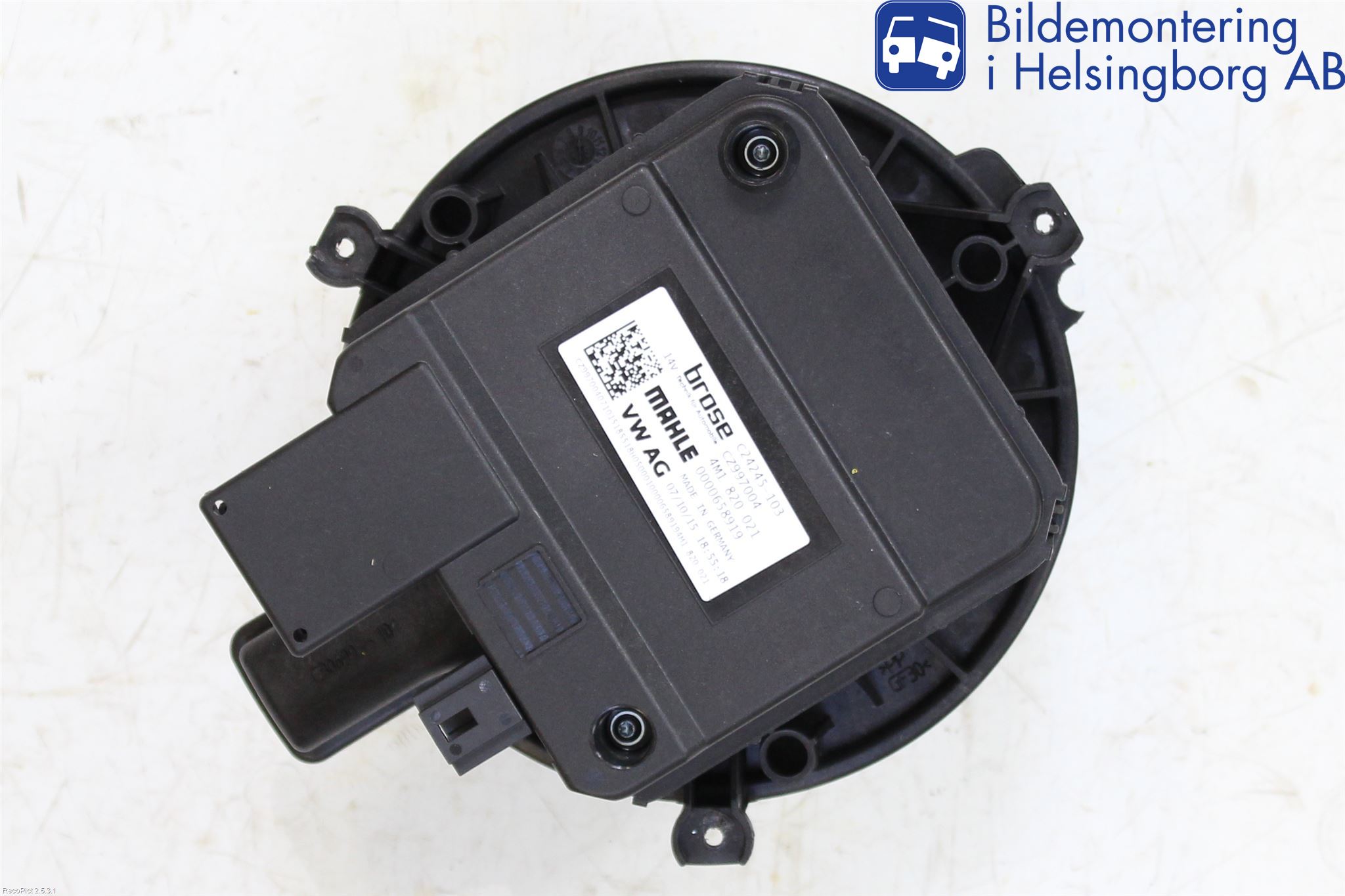 Audi A4/S4 B9 16-19 Varmeapparat Viftemotor