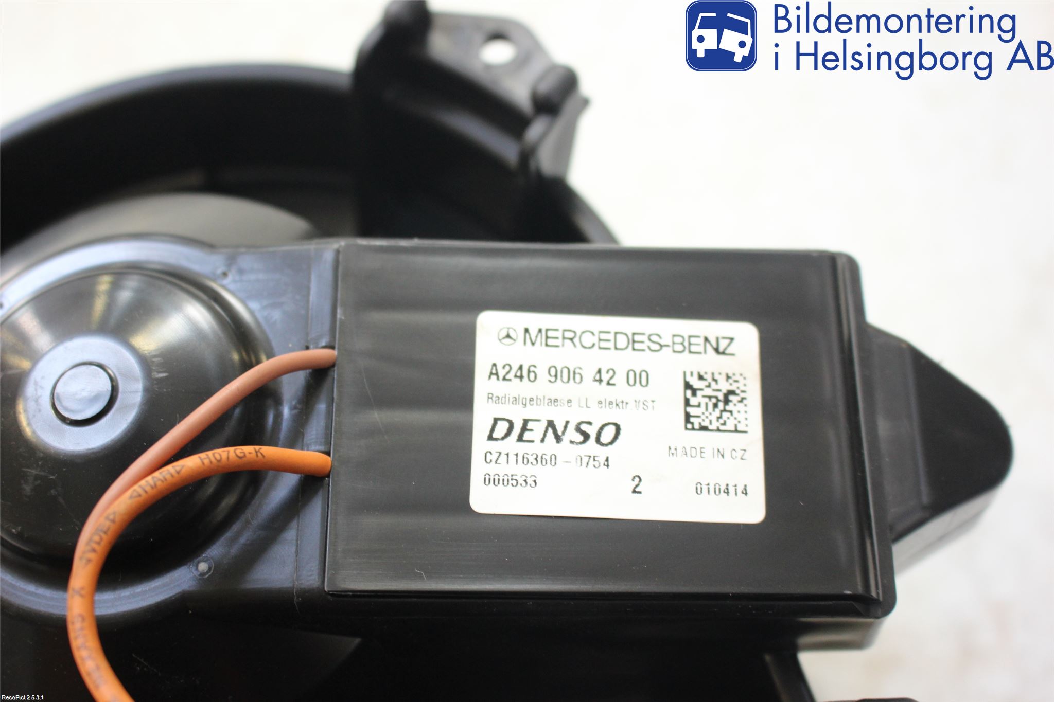 Mercedes-Benz MB GLA-KLASS (X156) 13-20 Varmeapparat Viftemotor