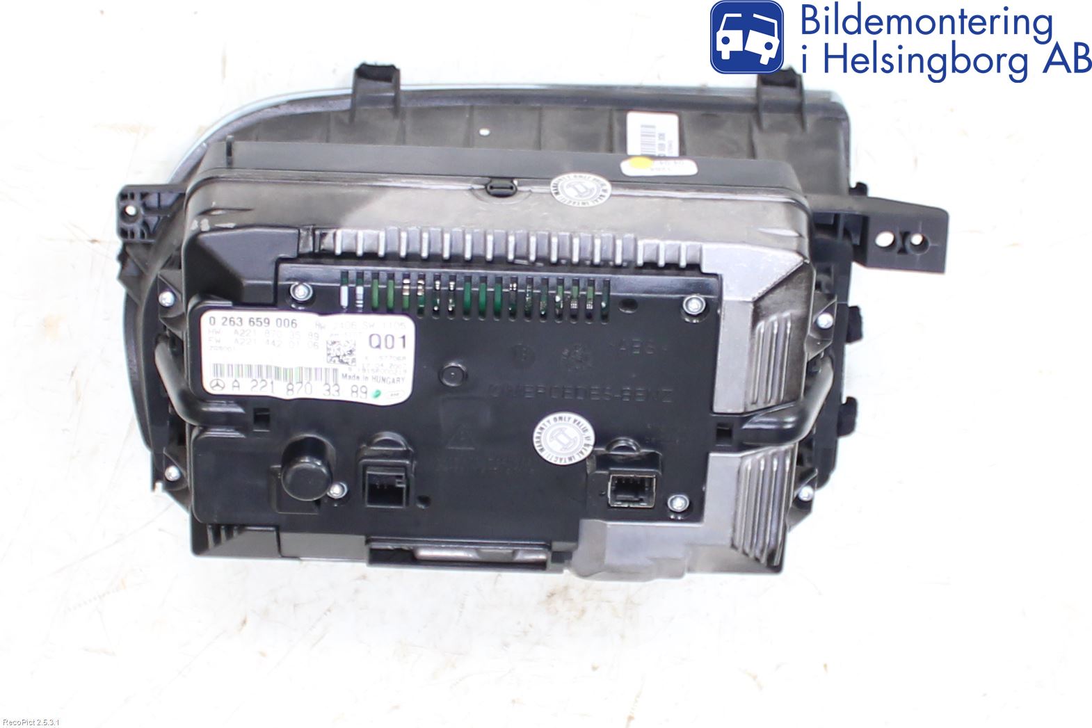Mercedes-Benz MB CL-KLASS (C216) 07-14 Instr Varselys - Display