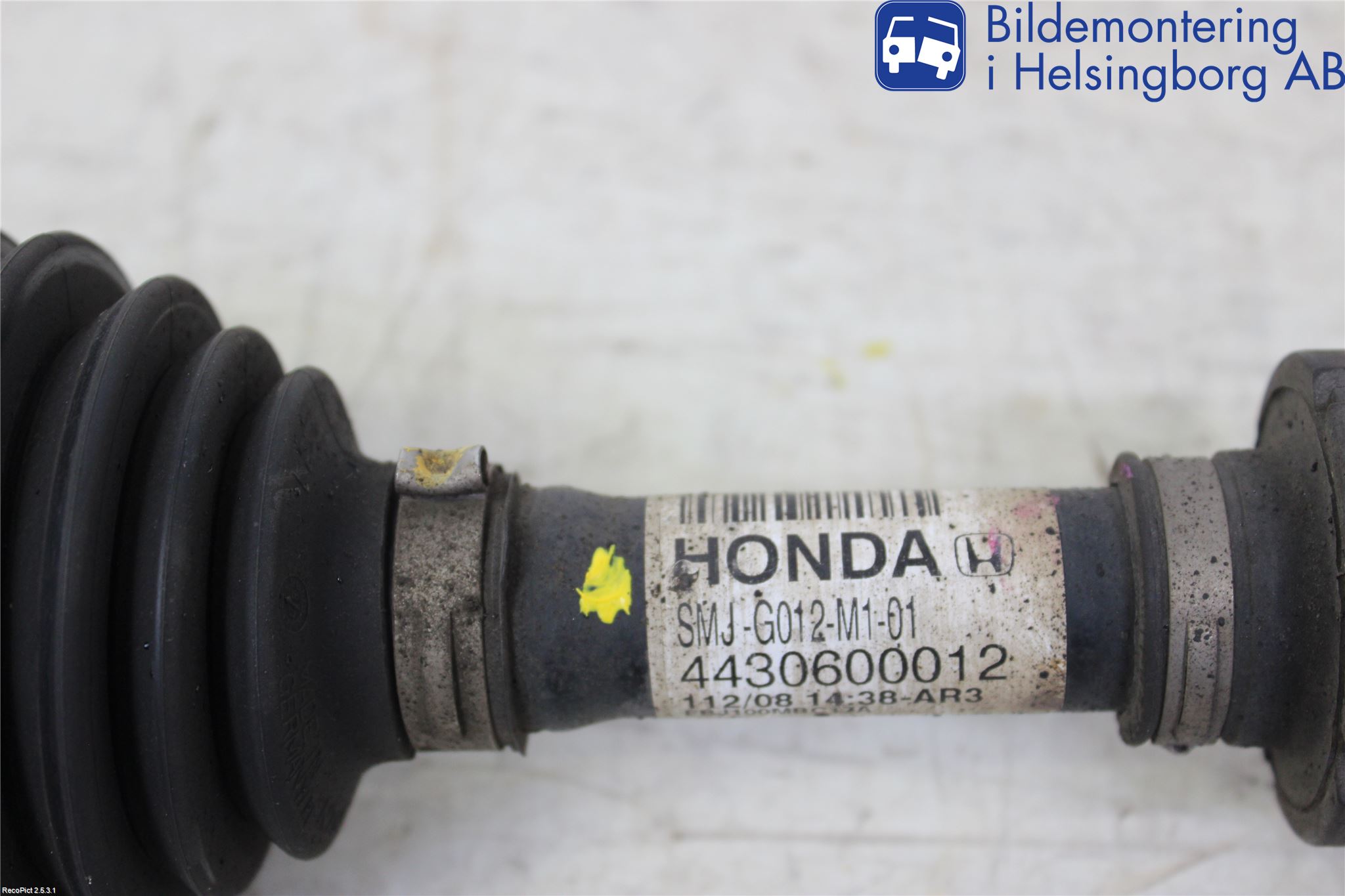 Honda CIVIC 06-11 Drivaksel Foran Kompl Venstre