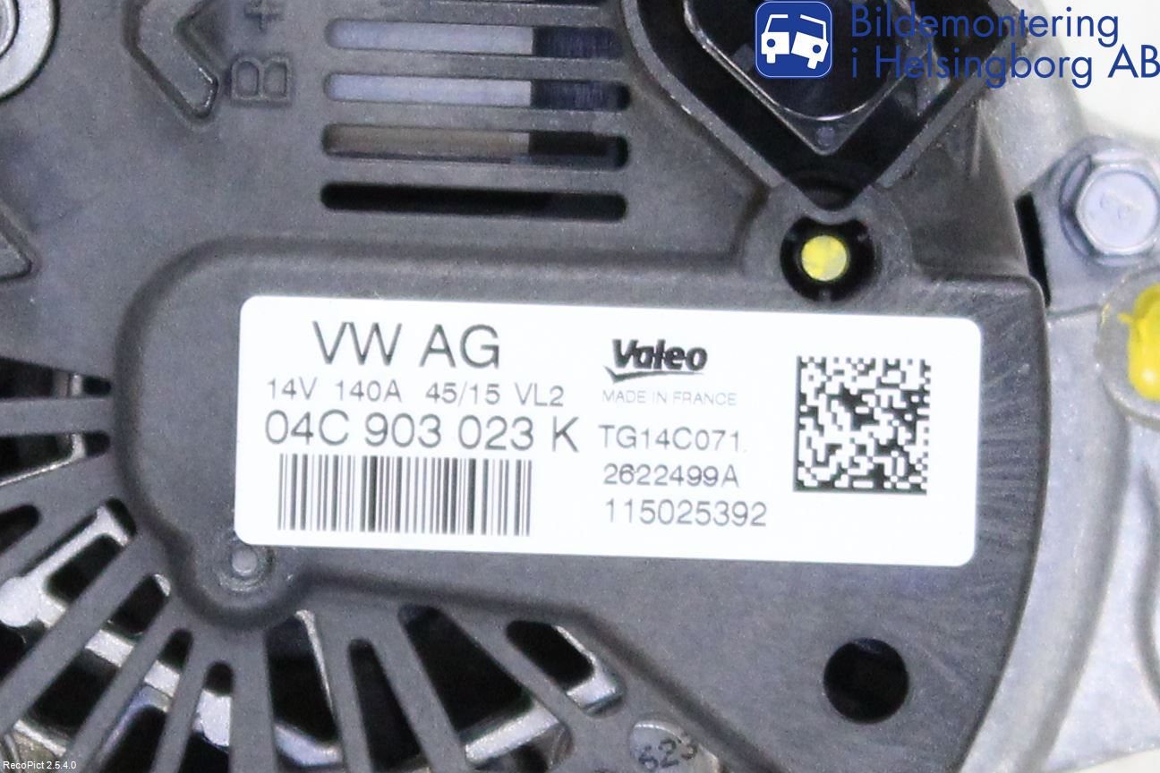 Volkswagen VW GOLF SPORTSVAN 15-20 Dynamo