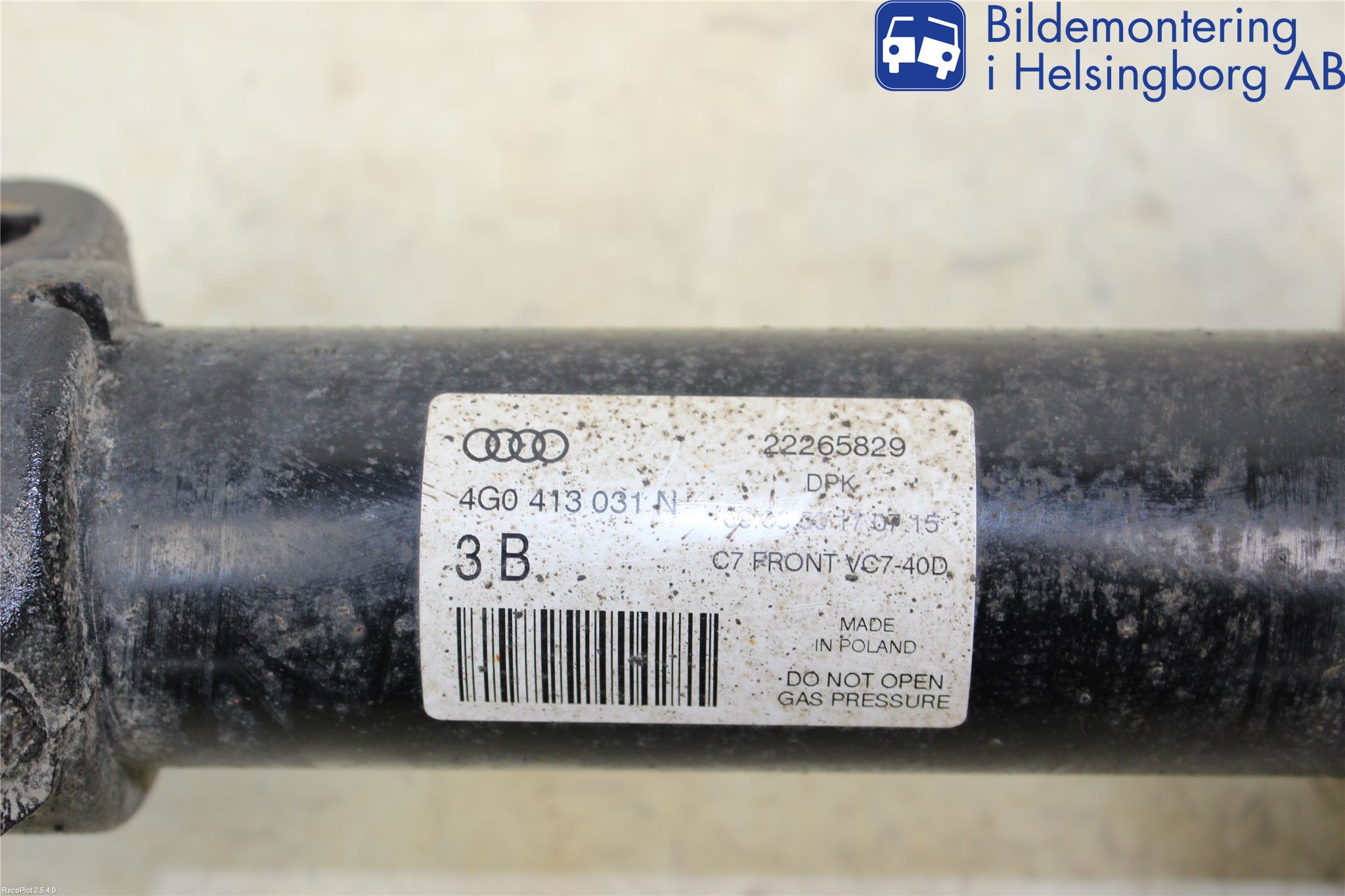 Audi A6/S6 4G 11-18 Fjærbein Foran Høyre
