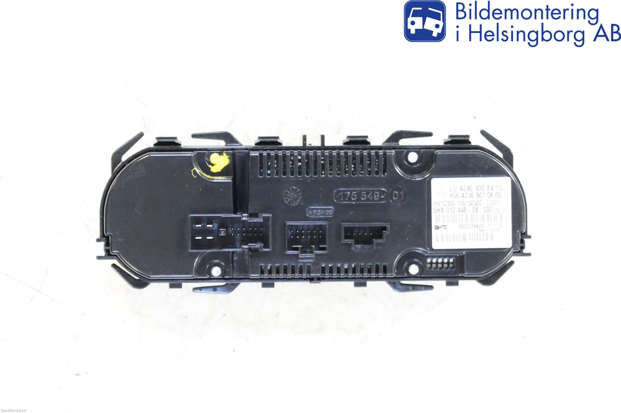 Mercedes-Benz MB CLA-KLASS (C117/X117) 13-19 Varme Ac Betjening-Display