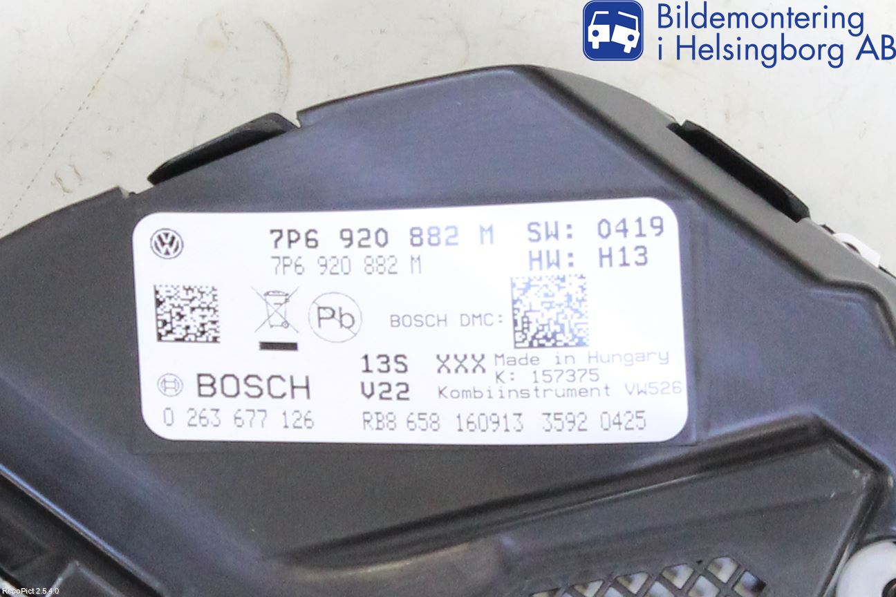 Volkswagen VW TOUAREG 7L 03-10 Instr Kombinert