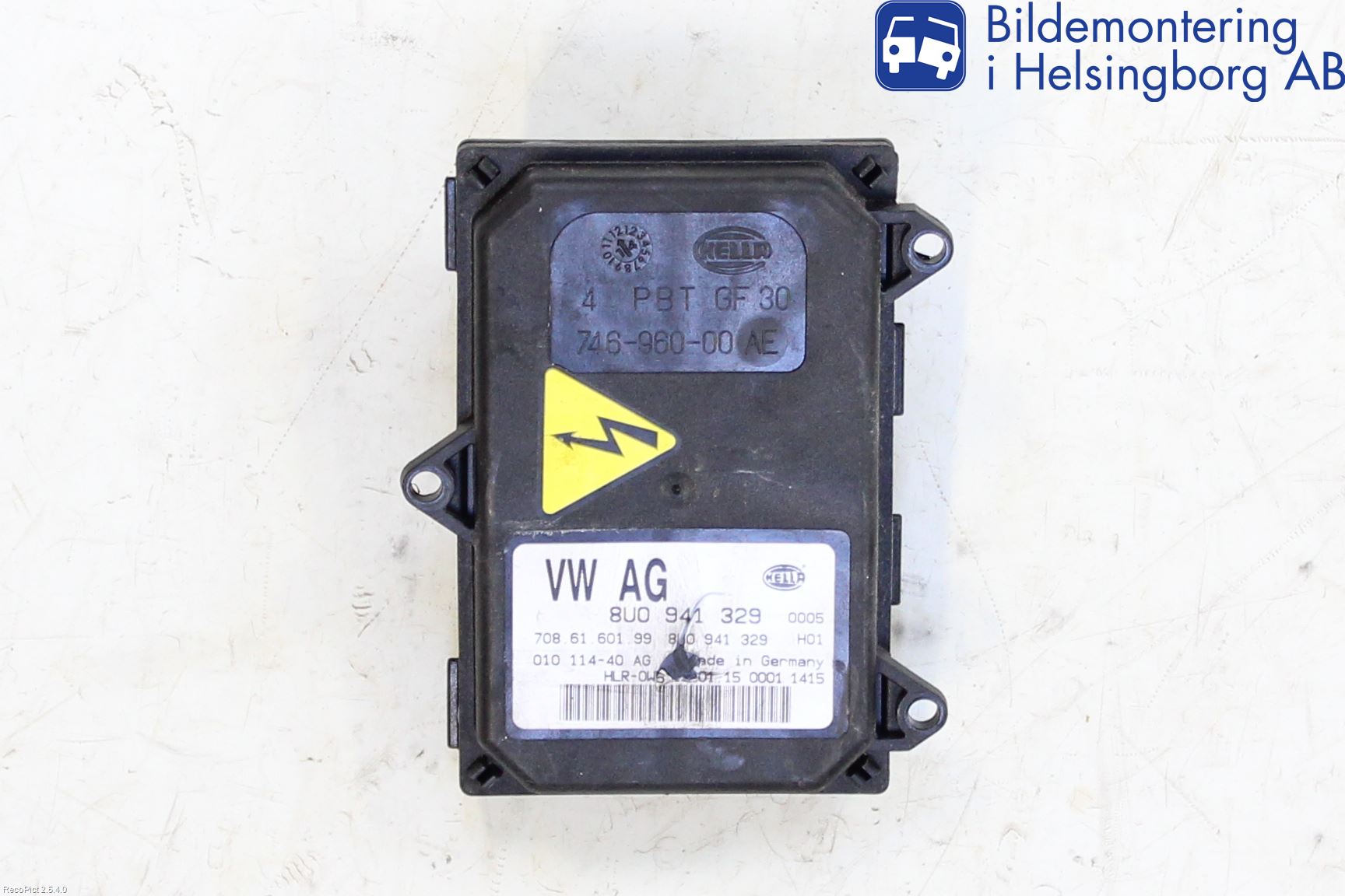 Volkswagen VW TOUAREG 7L 03-10 Styreenhet Xenon