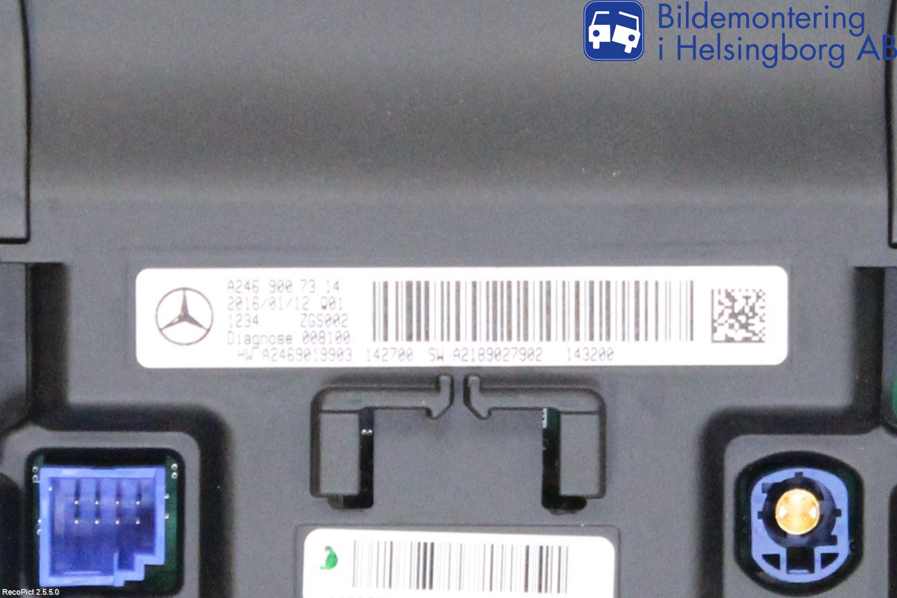 Mercedes-Benz MB B-KLASS (W246/W242) 12-19 Instr Varselys - Display