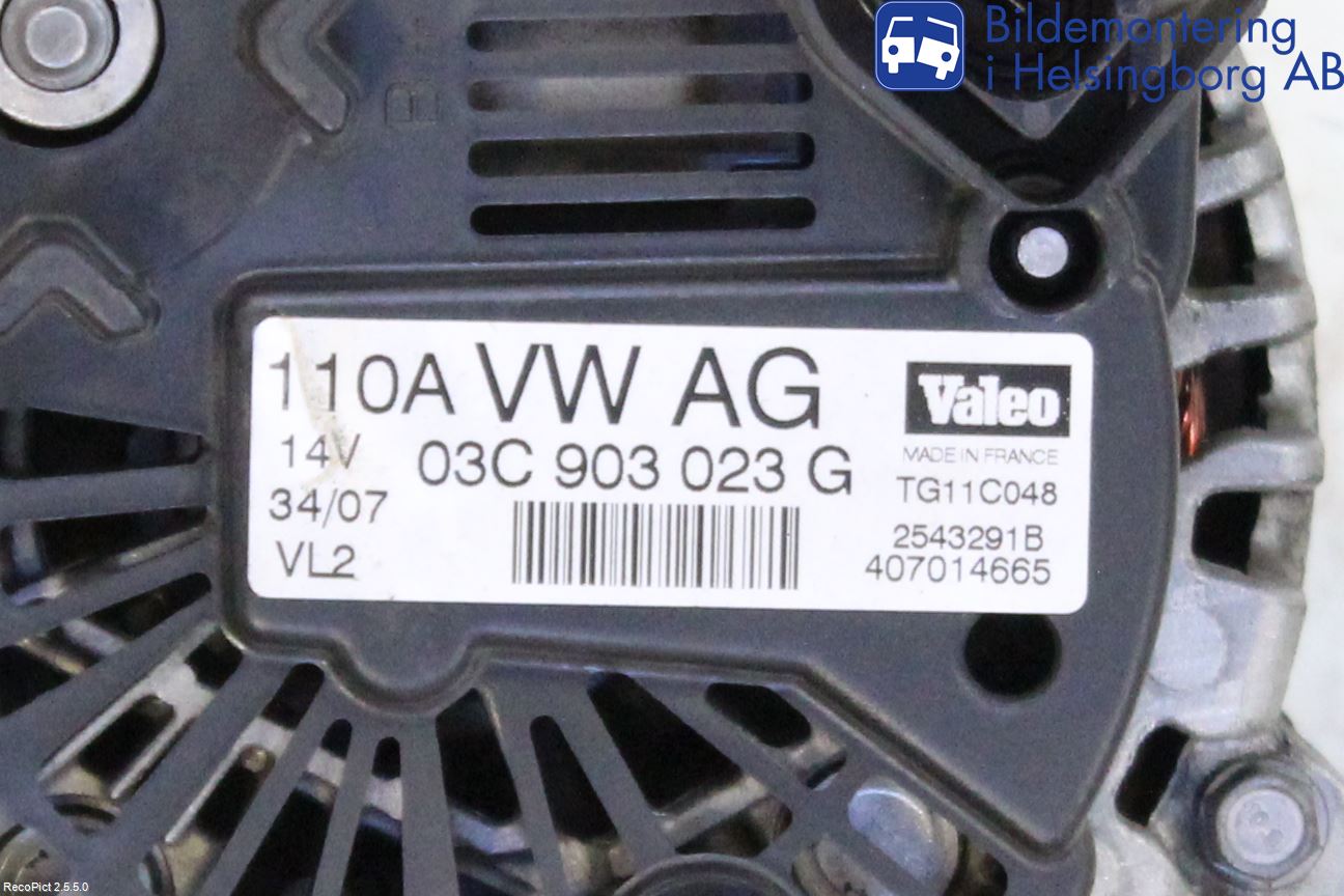 Volkswagen VW GOLF PLUS/CROSS GOLF 04-14 Dynamo