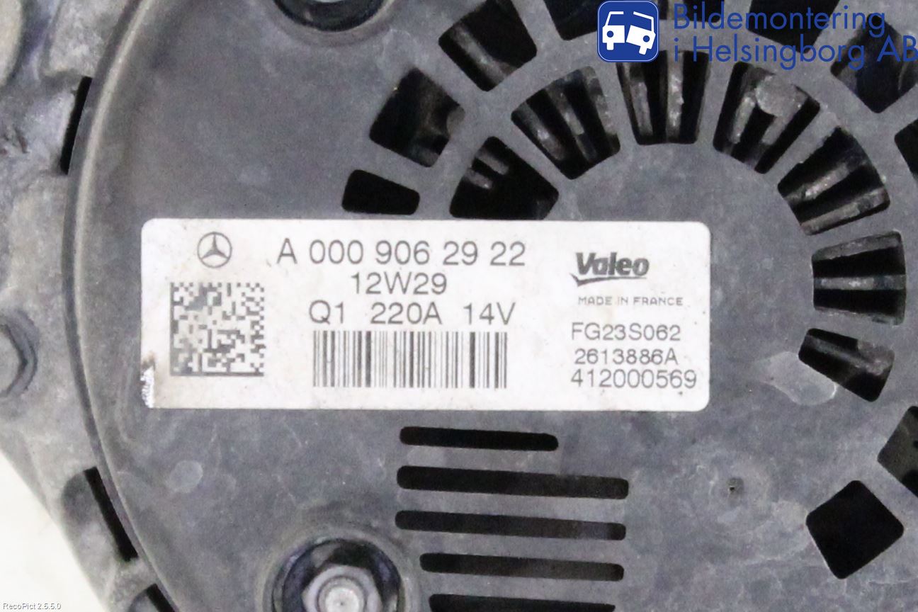 Mercedes-Benz MB E-KLASS (W212) 09-16 Dynamo