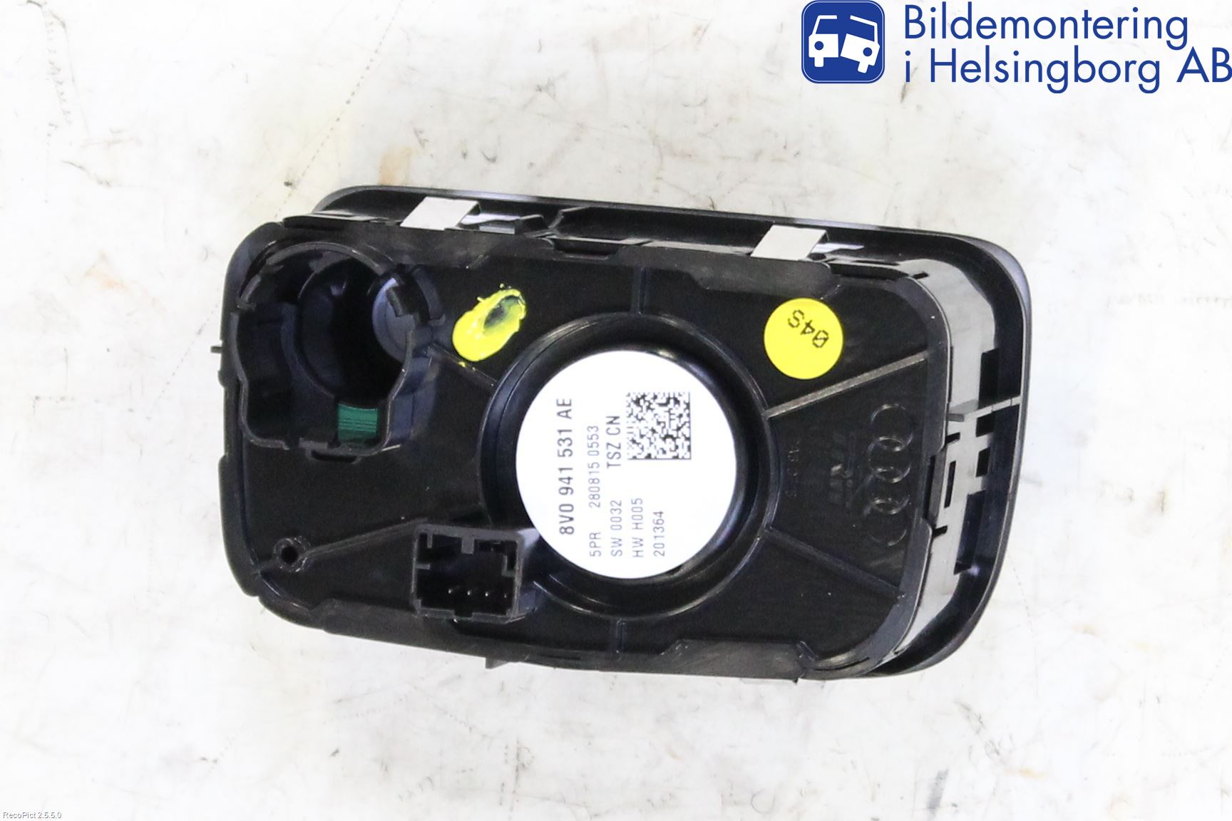Audi A3/S3 8V 13-20 Bryter Hovedlys