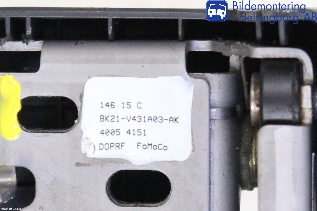 Ford TRANSIT SKÅP/BUSS 14-22 Bakluke-Lokk Låsekasse