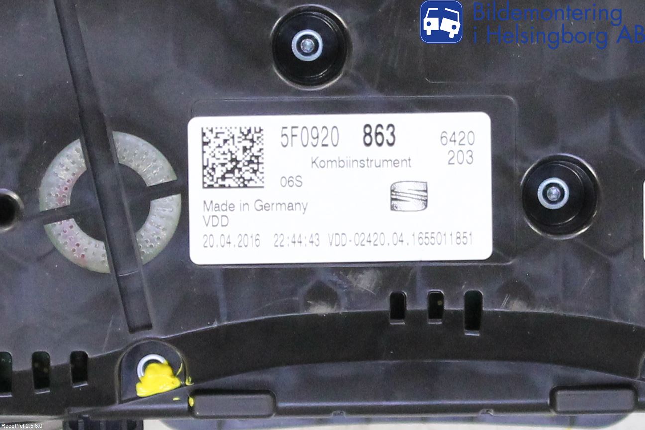 Seat LEON 13-20 Instr Kombinert