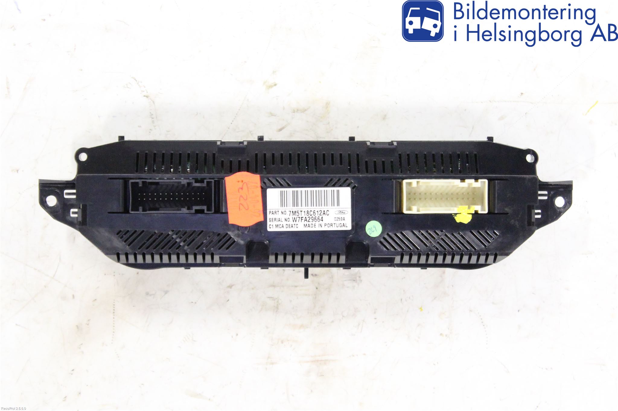 Ford FOCUS C-MAX I 07-10 Varme Ac Betjening-Display