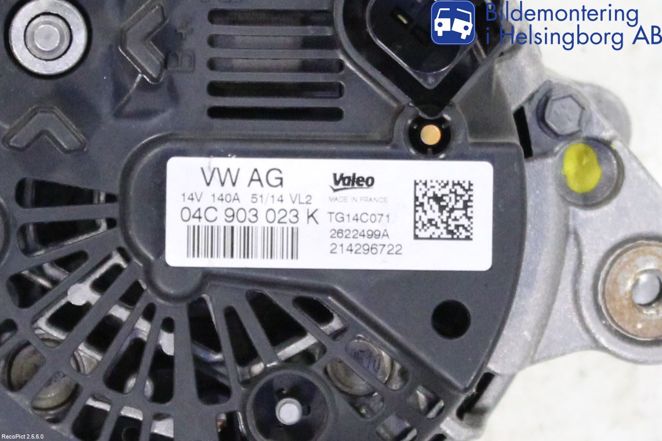 Volkswagen VW GOLF / E-GOLF VII 13-20 Dynamo