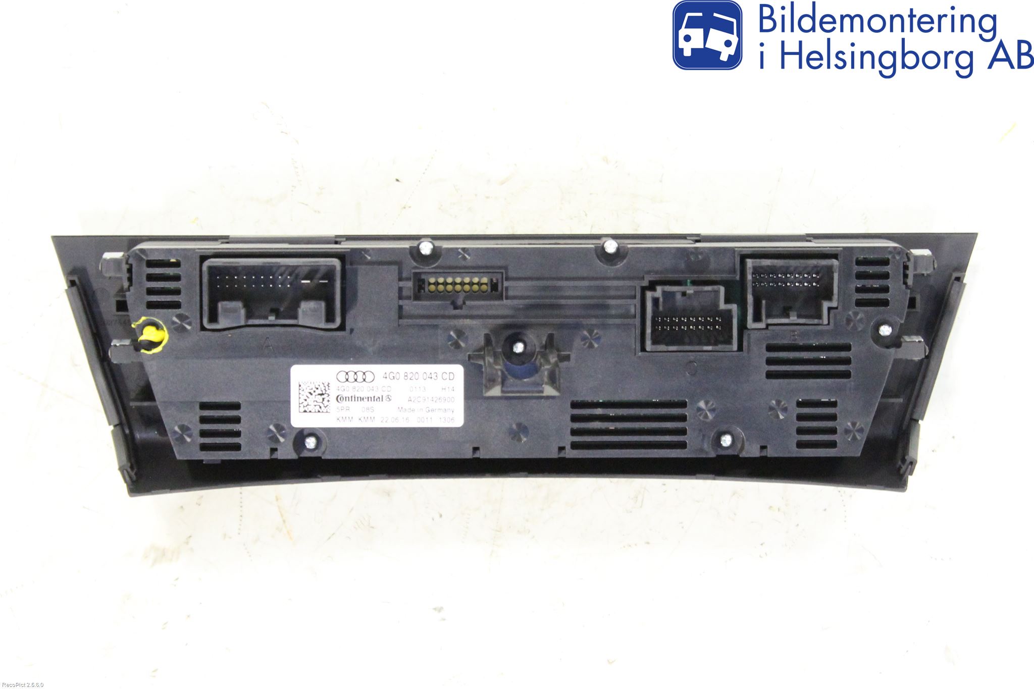 Audi A6 ALLROAD 12-18 Varme Ac Betjening-Display