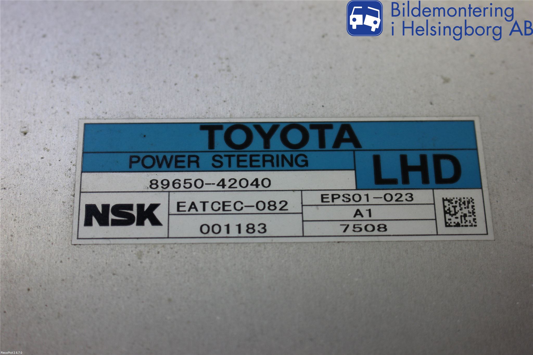 Toyota RAV 4 06-12 Styreenhet Styreservo