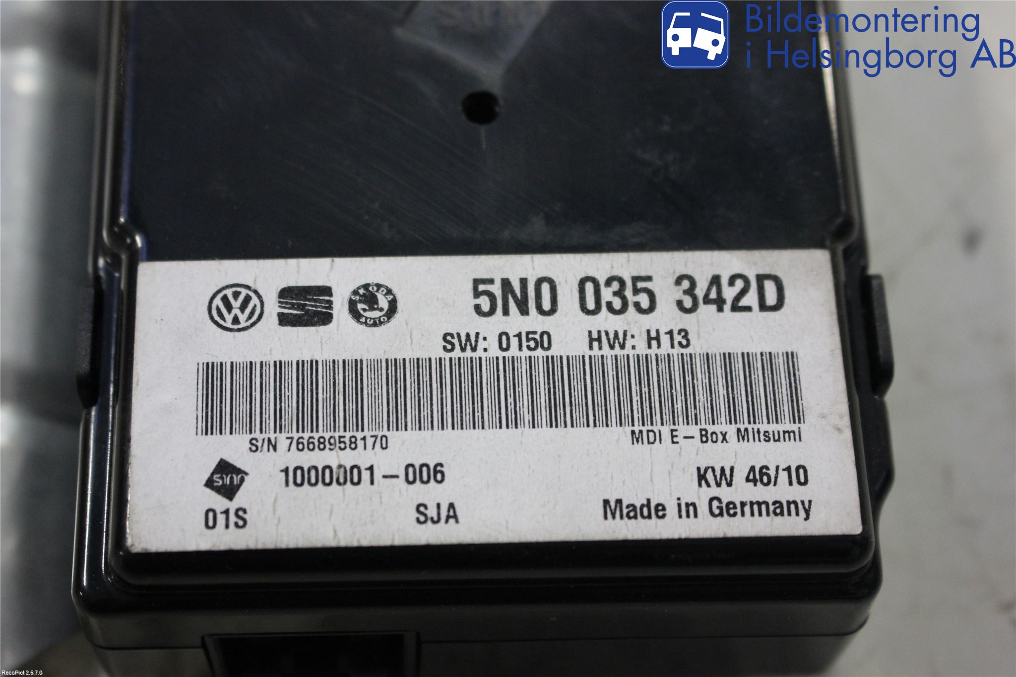 Skoda OCTAVIA (1Z) 05-13 Stereo Radio Øvrig