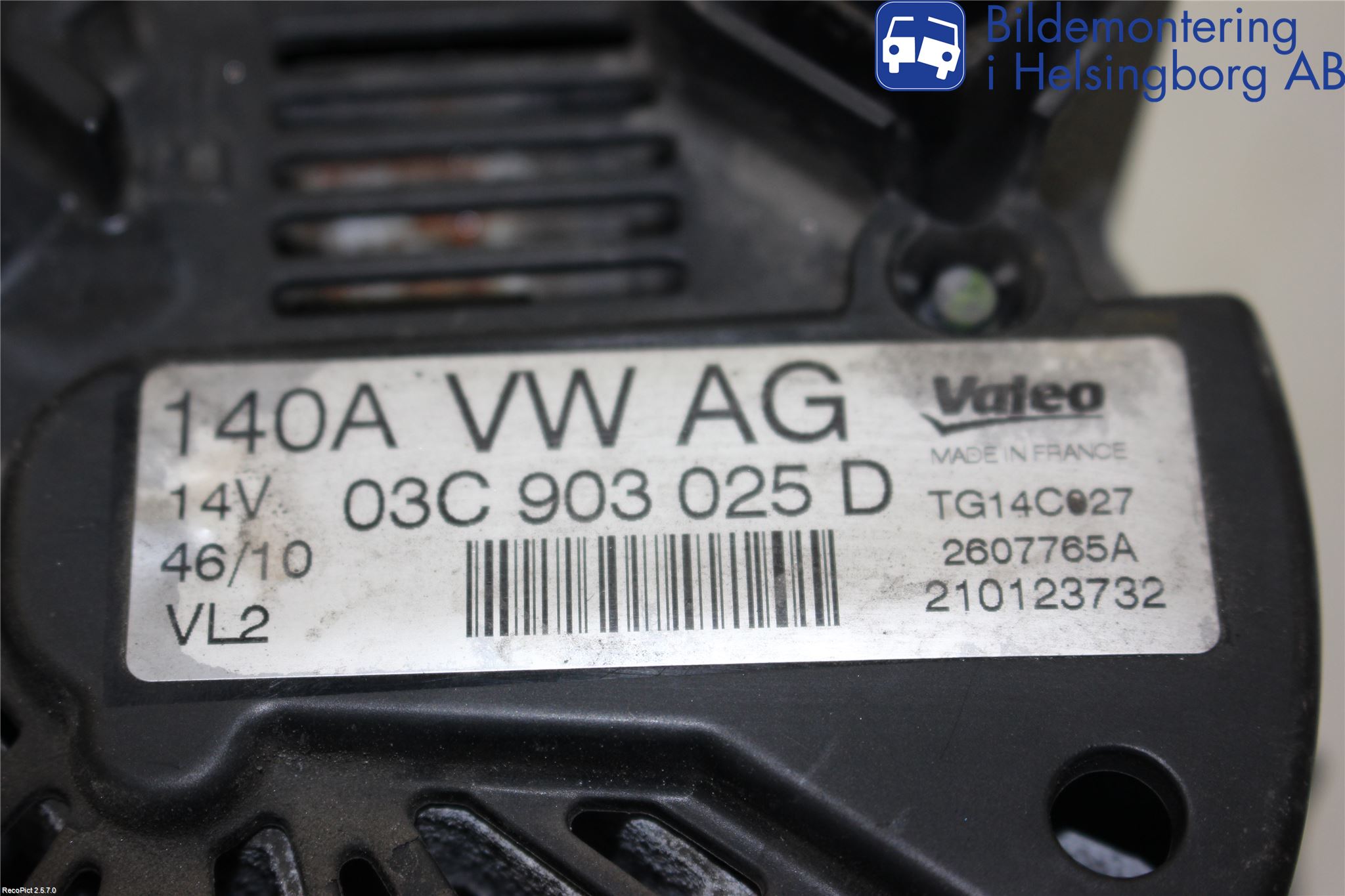 Skoda OCTAVIA (1Z) 05-13 Dynamo