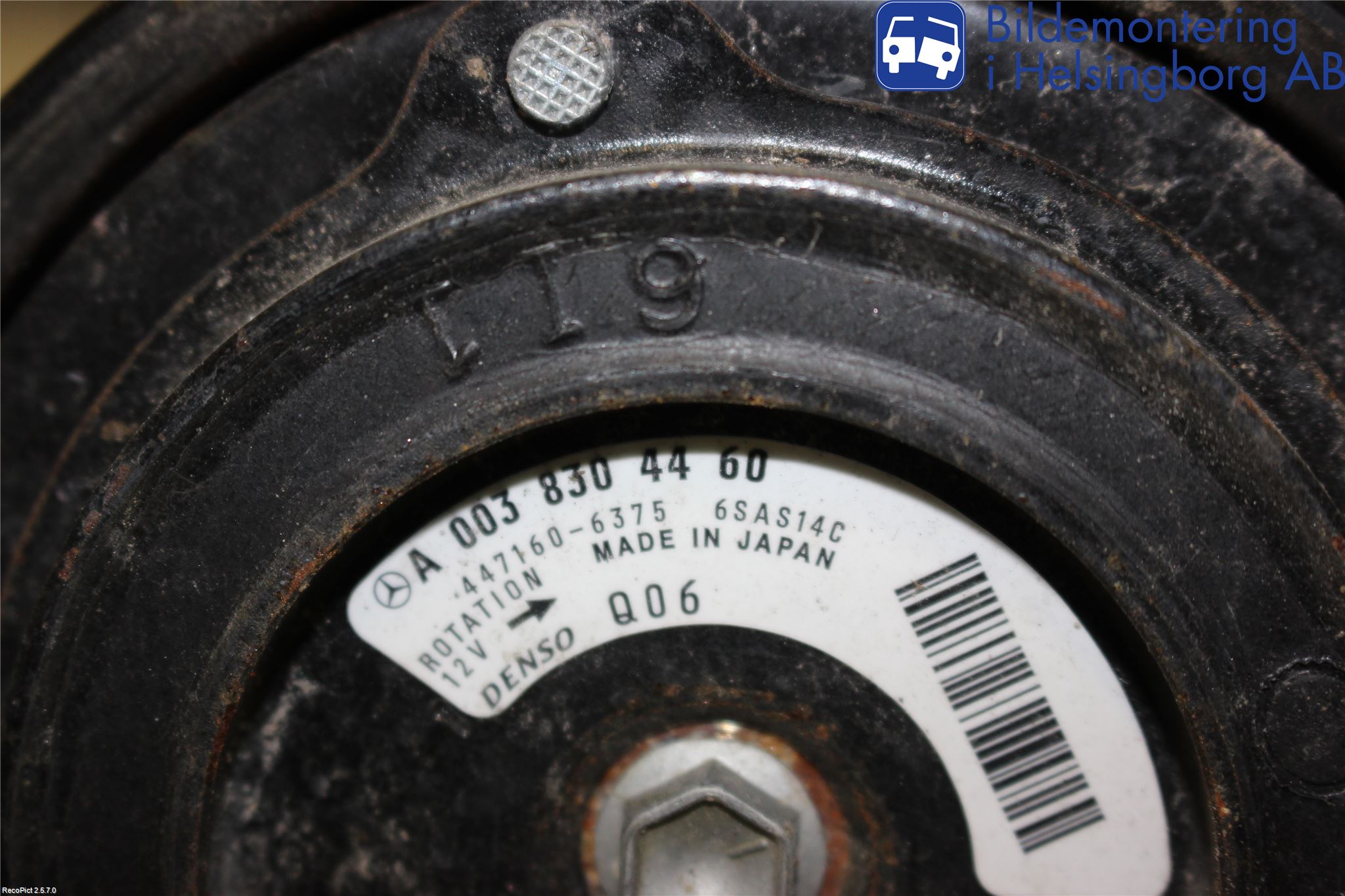 Mercedes-Benz MB B-KLASS (W246/W242) 12-19 Varme Ac Kompressor