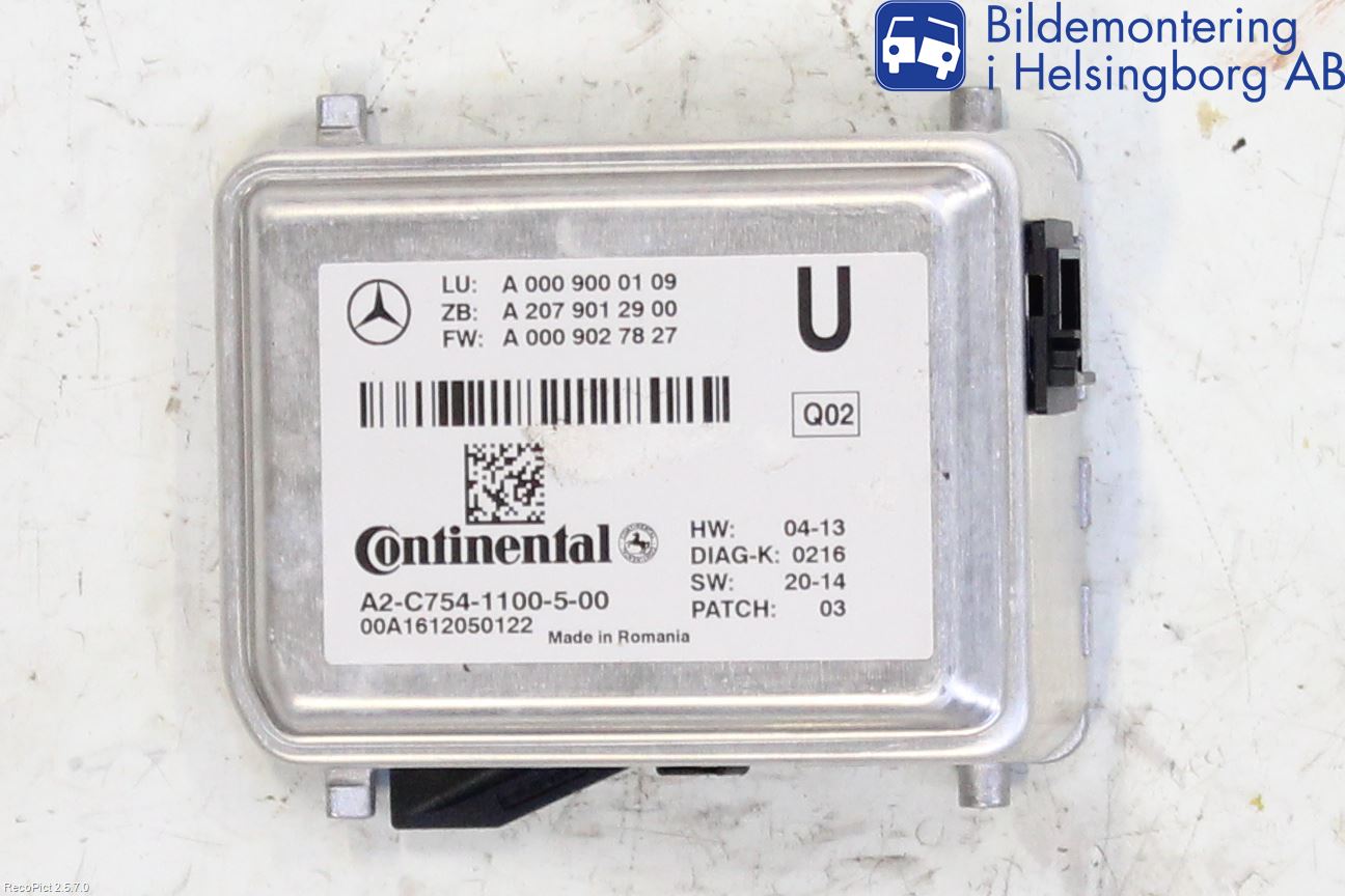 Mercedes-Benz MB GLE COUPÉ (C292) 15-19 Sensor Kollisjonsbeskyttelse