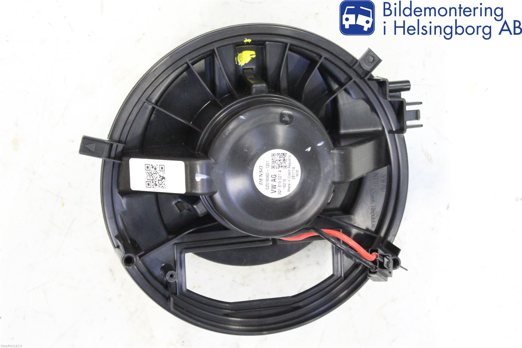 Volkswagen VW PASSAT 15-19 Varmeapparat Viftemotor