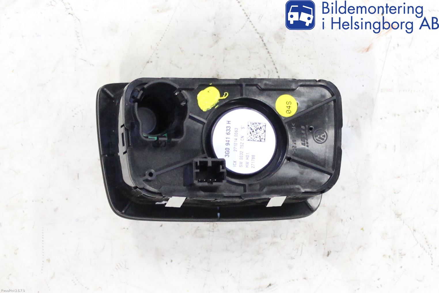 Volkswagen VW PASSAT 15-19 Bryter Hovedlys
