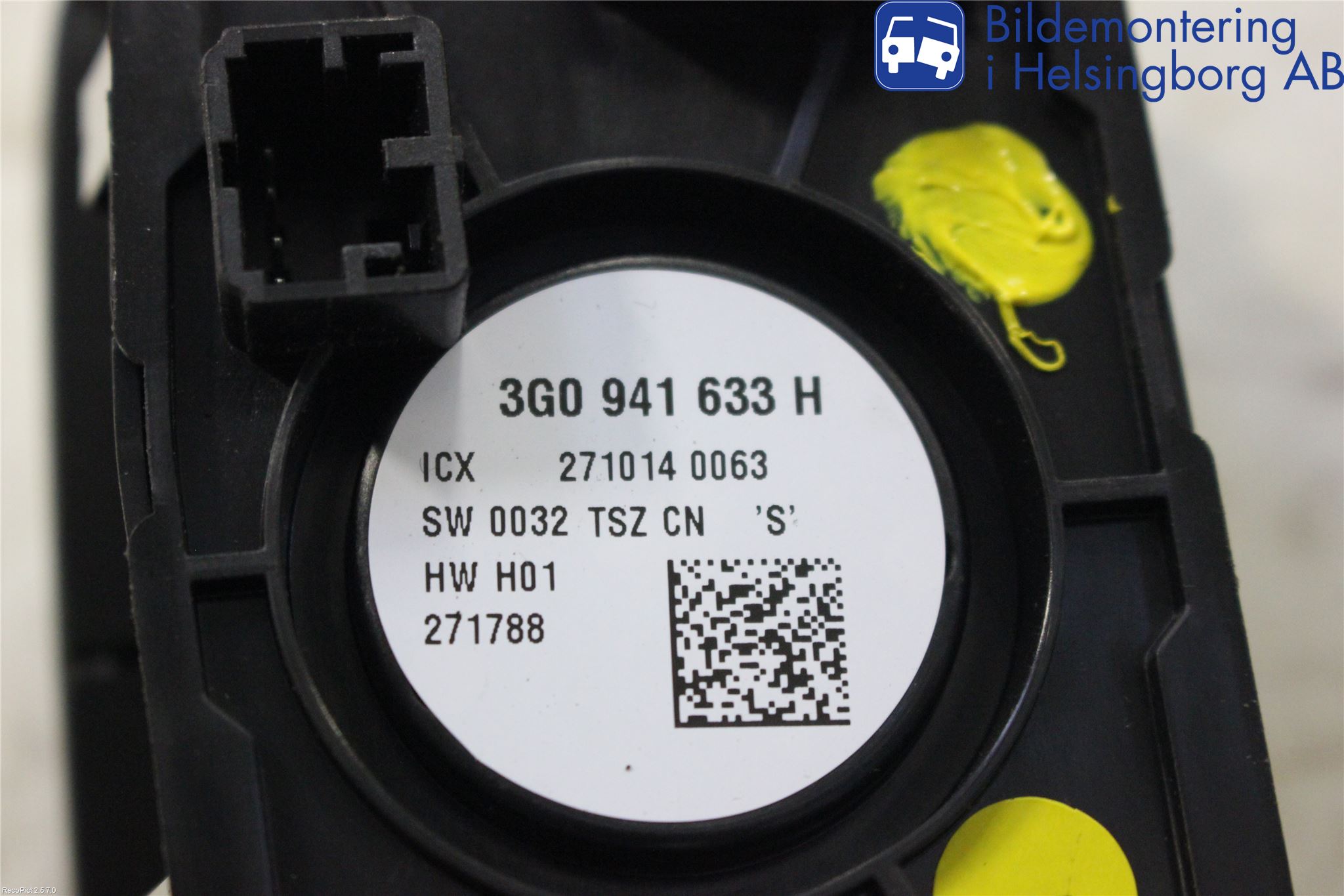 Volkswagen VW PASSAT 15-19 Bryter Hovedlys