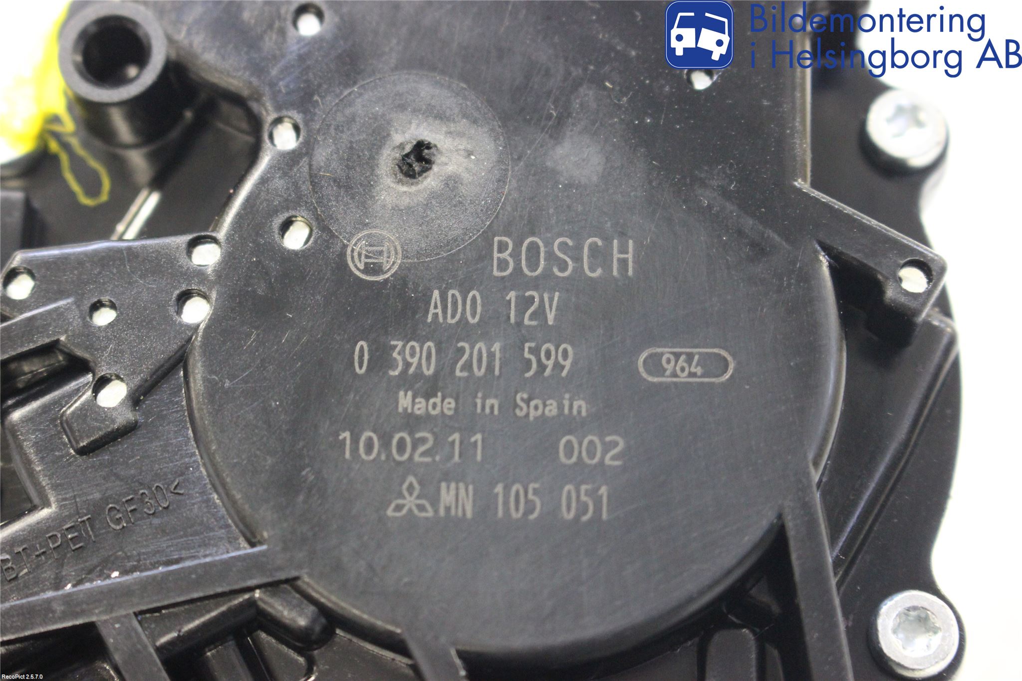 Mitsubishi COLT 09-13 Viskermotor Bakluke
