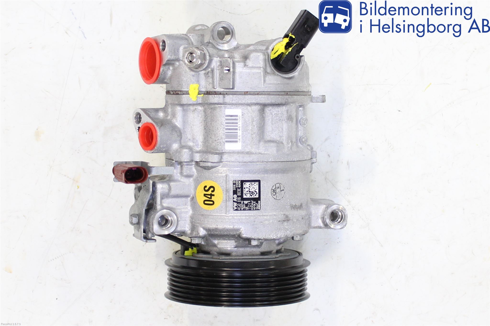 Audi A6/S6 4G 11-18 Varme Ac Kompressor
