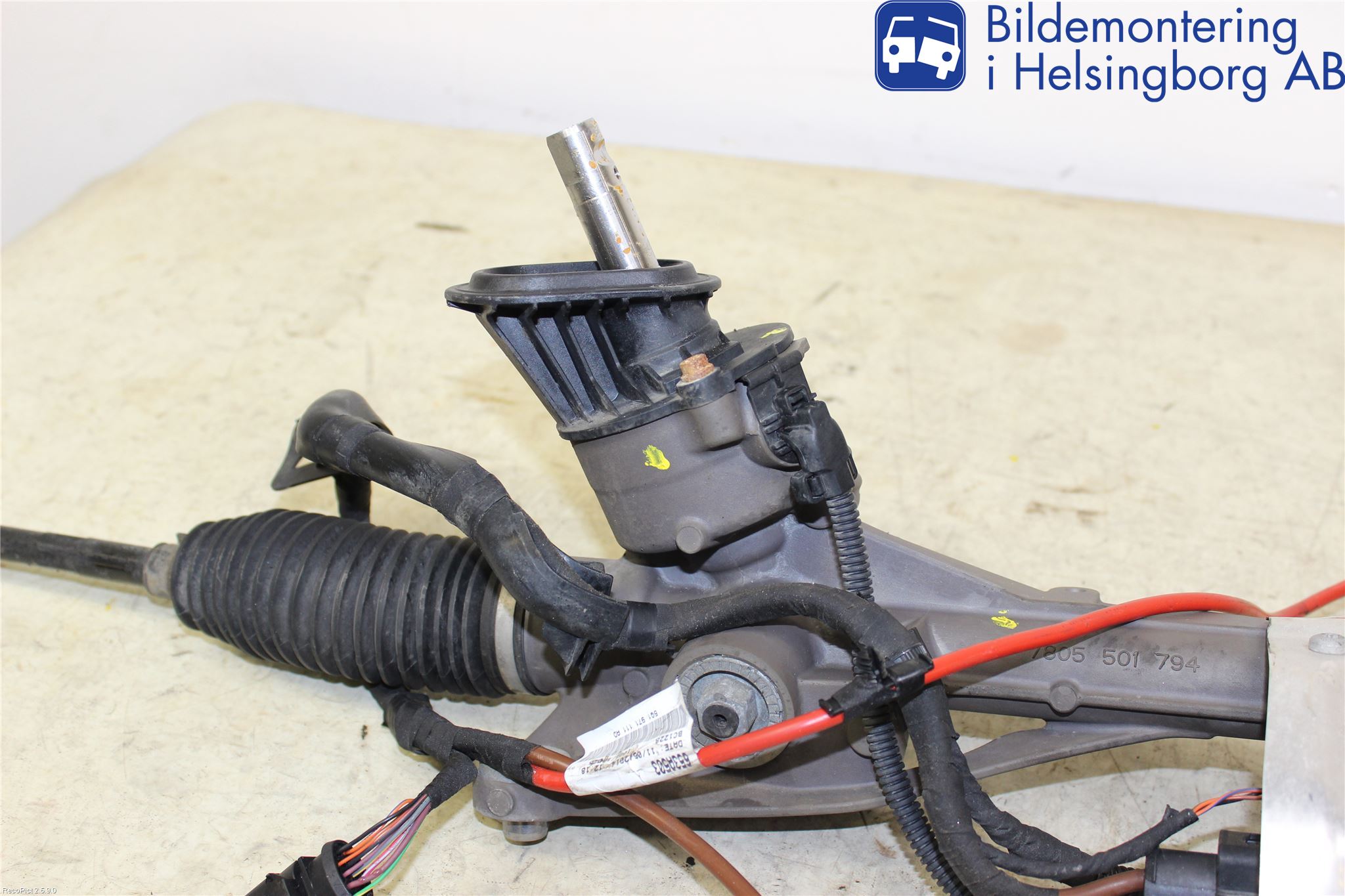 Volkswagen VW GOLF / E-GOLF VII 13-20 Servo Snekke - Tannstang